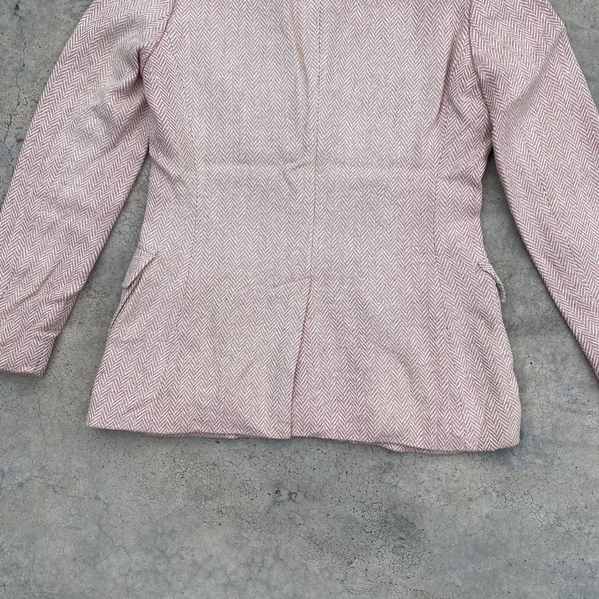 Polo Ralph Lauren Ralph Lauren Pink Herringbone Blazer-2017 Release Size S / US 4 / IT 40 - 11 Thumbnail