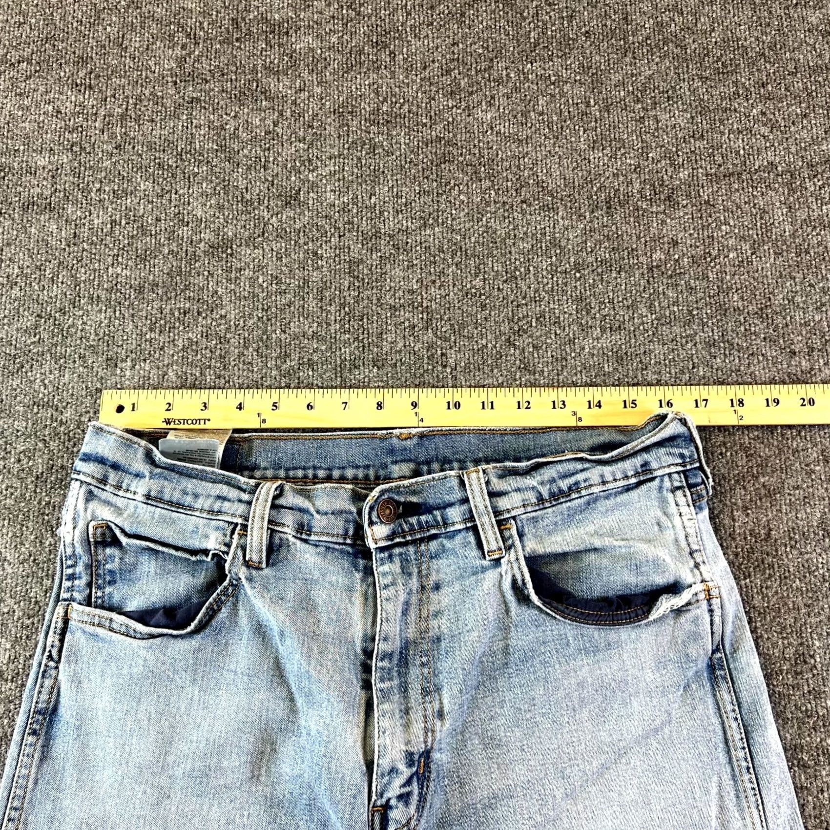 Levi's Levi's Jeans Mens 36x34 Blue Denim 5-Pockets Straight Leg Streetwear Jeans Size US 36 / EU 52 - 3 Thumbnail