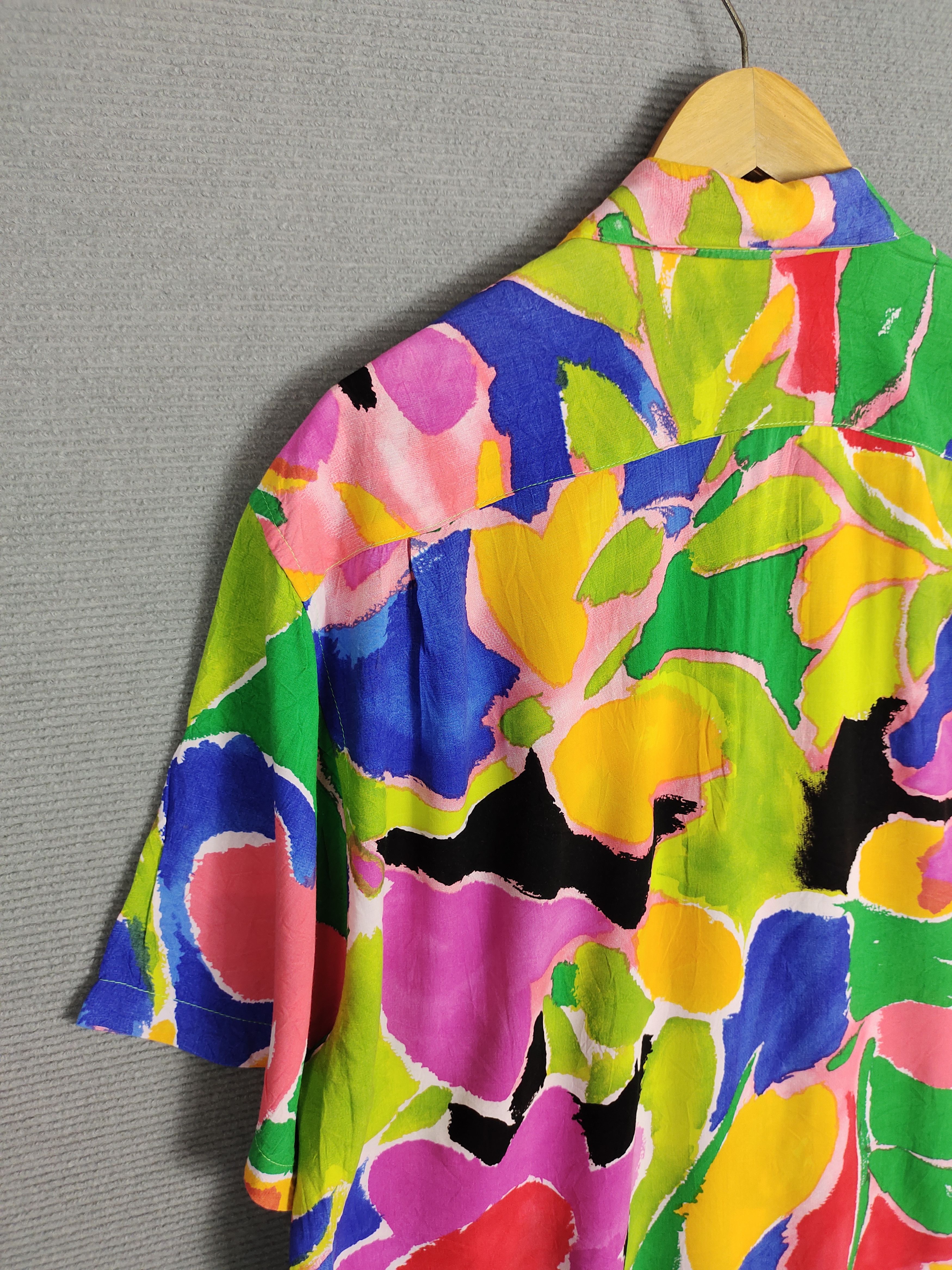 Jams World 1980s Jams World Surf Line Hawaii Rayon Hawaiian Shirt Size US M / EU 48-50 / 2 - 11 Thumbnail