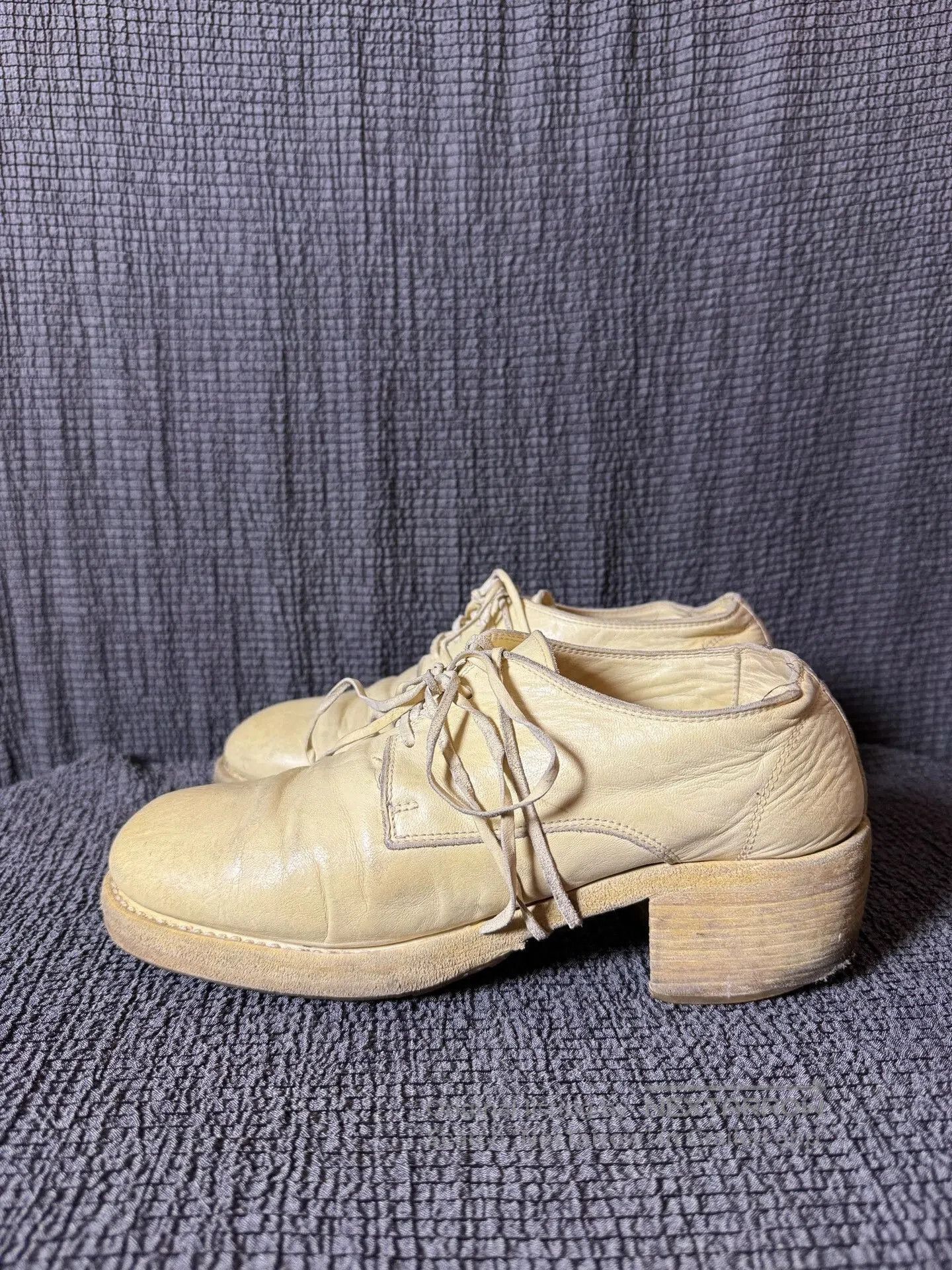 Guidi Guidi 792z Beige Leather Derby Shoes. Size US 6 / EU 39 - 4 Thumbnail