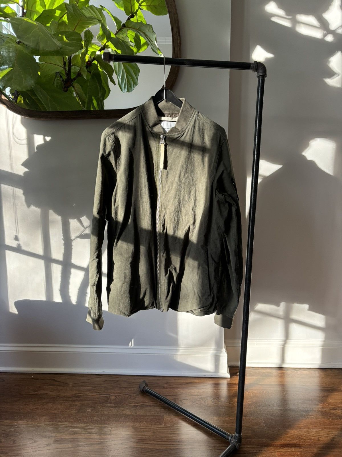 image of Norse Projects Norse Bomber in Green, Men's (Size Small)