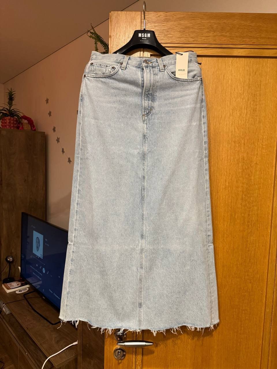Agolde AGOLDE - DENIM MAXI SKIRT Size 26" / US 2 / IT 38 - 3 Thumbnail