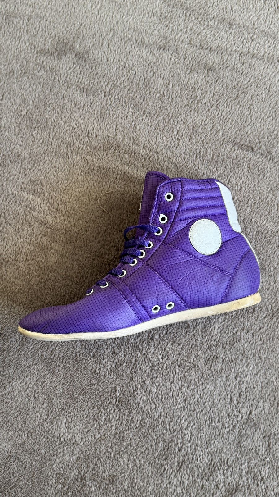 Nike Y2K Vintage Hi Top Sneakers Shoes puma racing boxing moto y3 Size US 5.5 / IT 35.5 - 6 Thumbnail