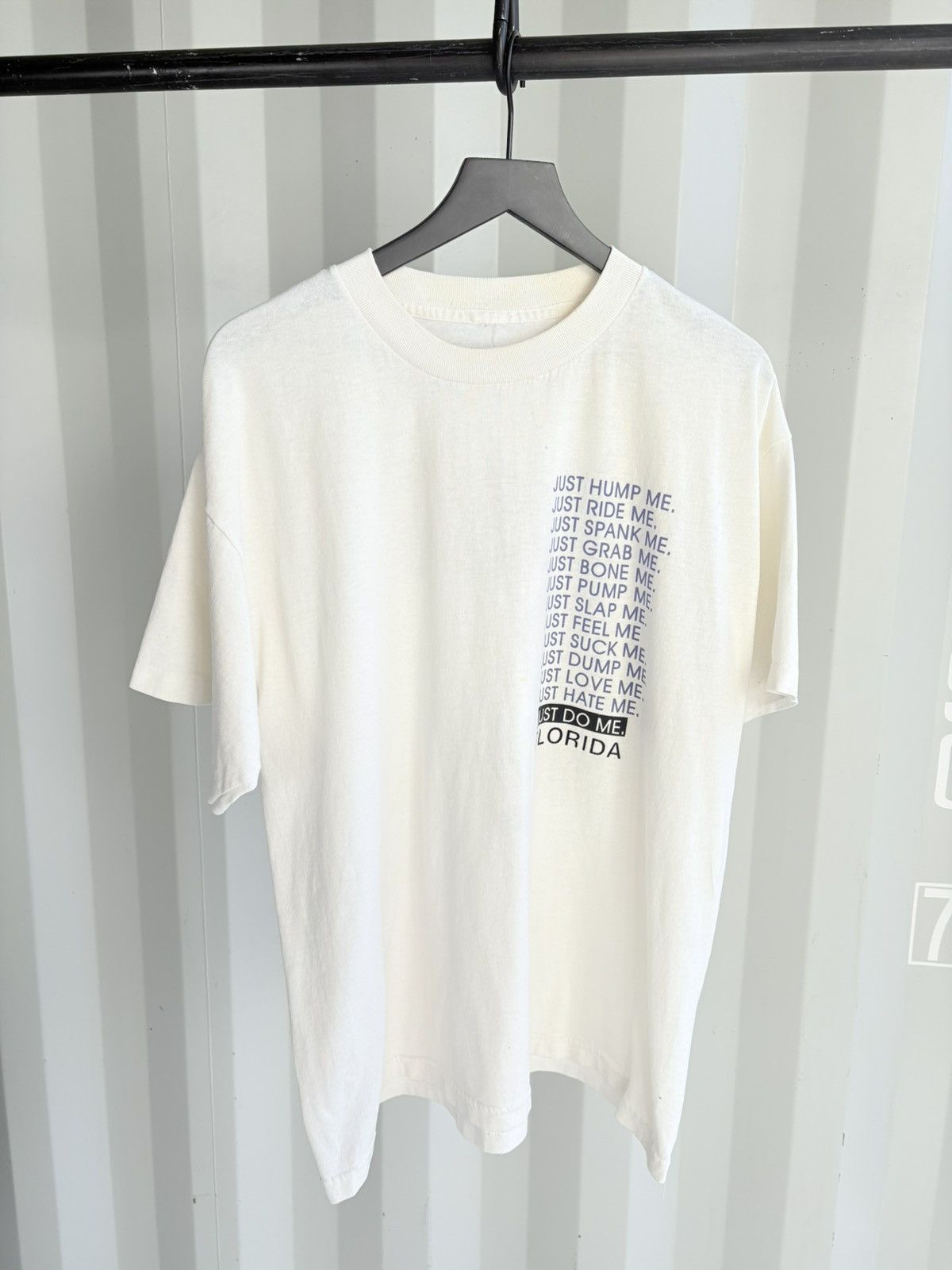 Vintage JUST DO ME Tee HUMP GRAB SPANK BONE PUMP SLAP SUCK Size US XL / EU 56 / 4 - 3 Thumbnail