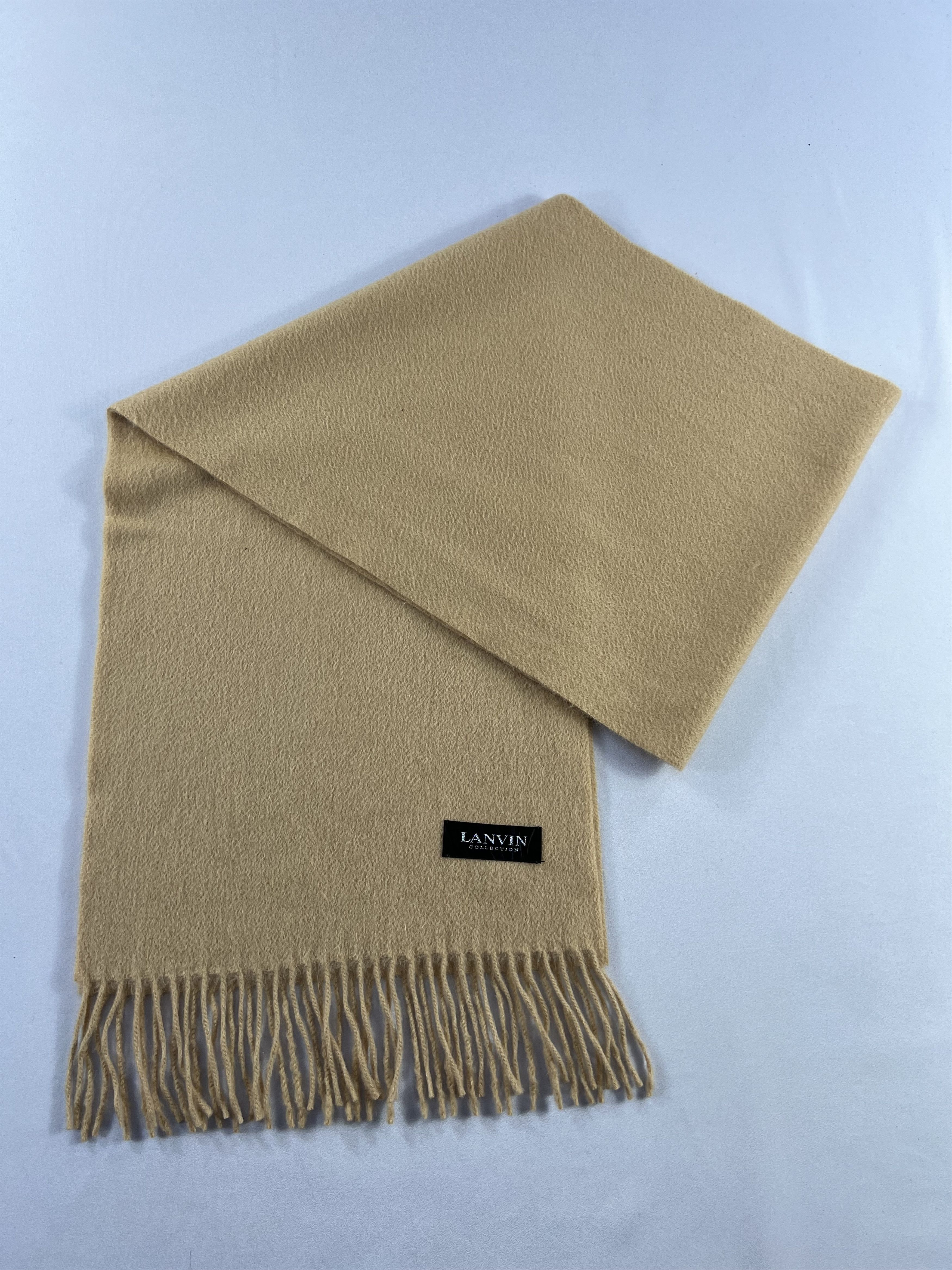 Lanvin Lanvin Cashmere Scarf / Muffler / Neckwear P1081 Size ONE SIZE - 6 Thumbnail