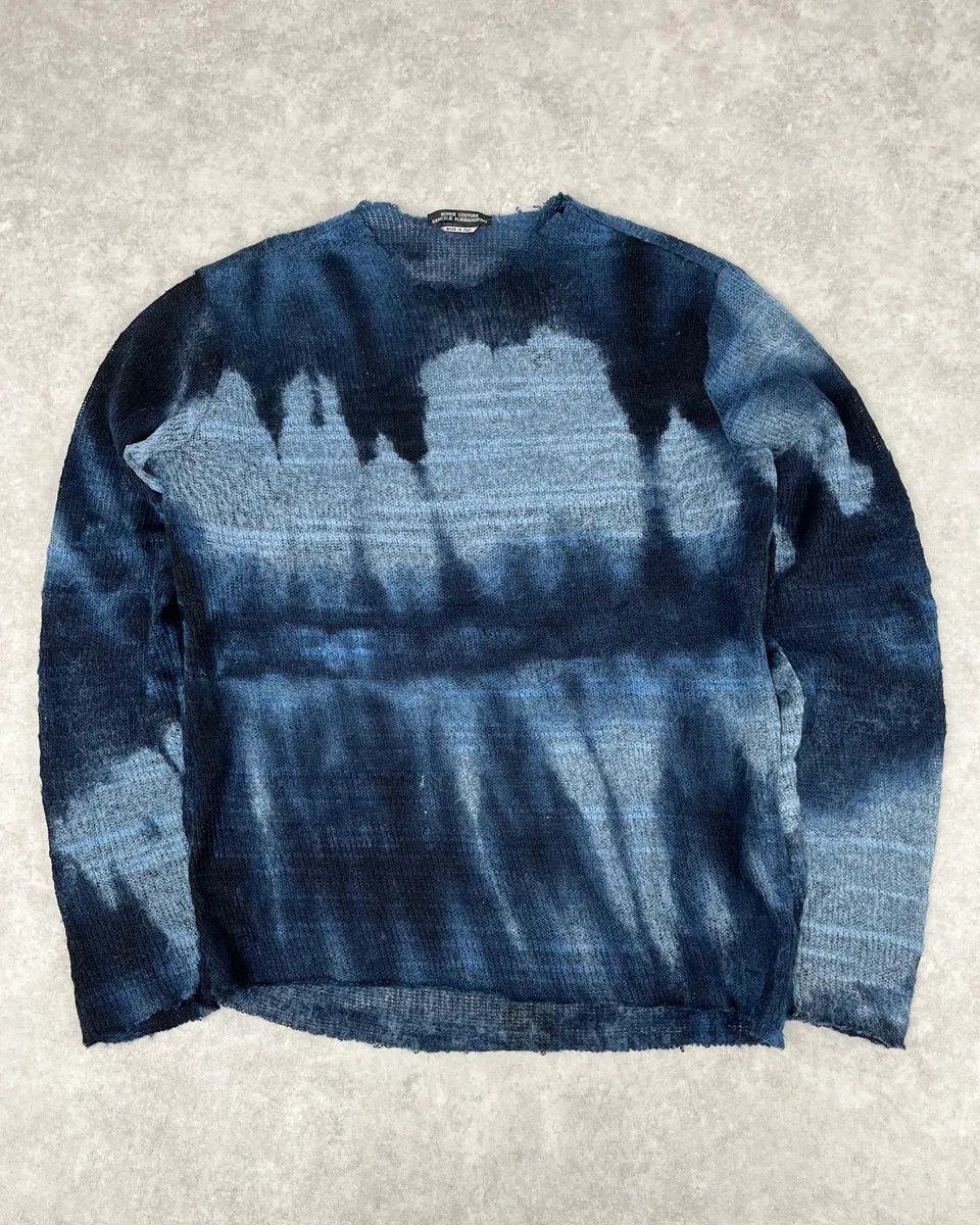 Daniele Alessandrini 2000s Daniele Alessandrini Dark Blue Shadow Sweater Size US XS / EU 42 / 0 - 1 Thumbnail
