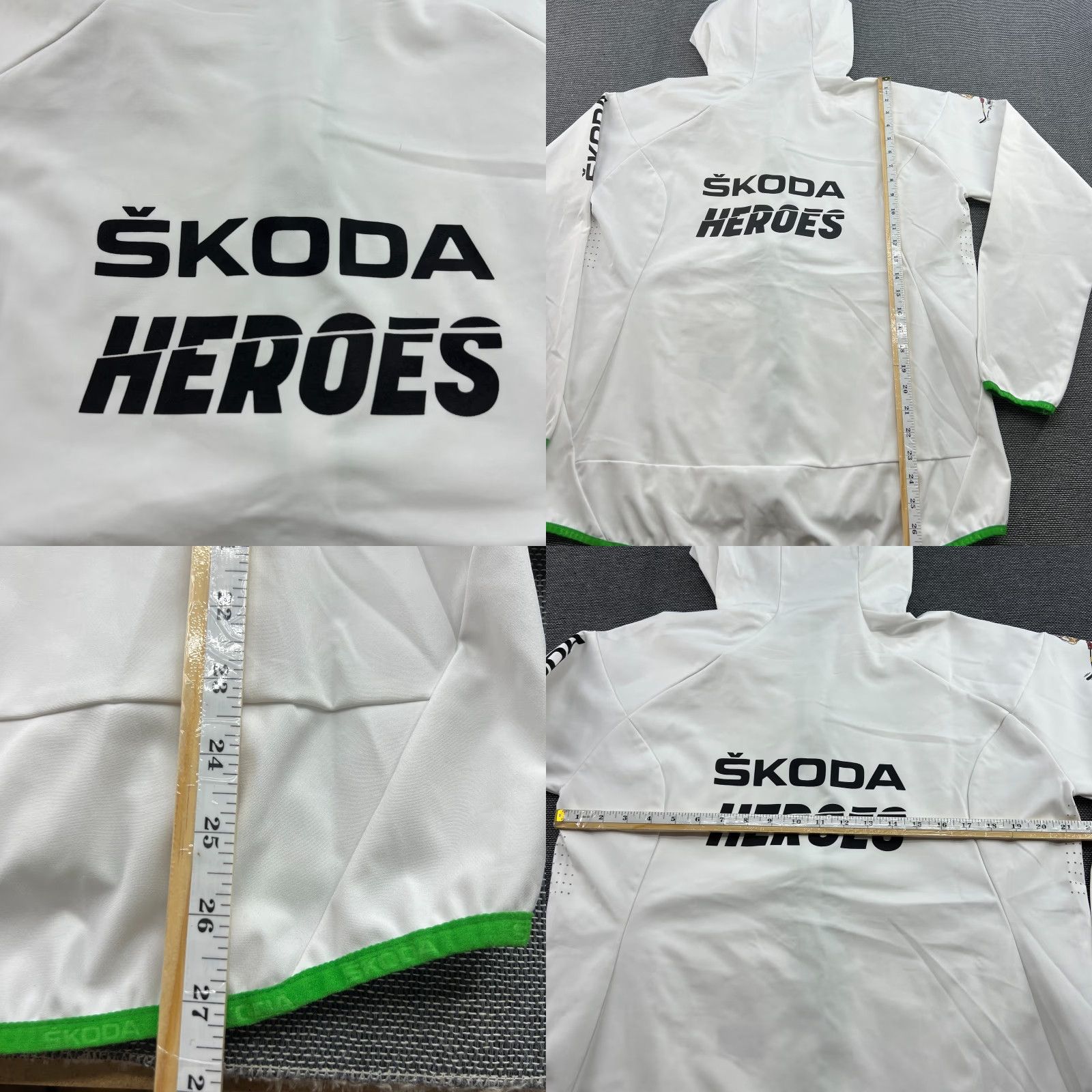 Vintage Skoda Ice Hockey World Championship Denmark 2018 Womens Jacket 2XL Hooded White Size XXL / US 16-18 / IT 52-54 - 8 Thumbnail