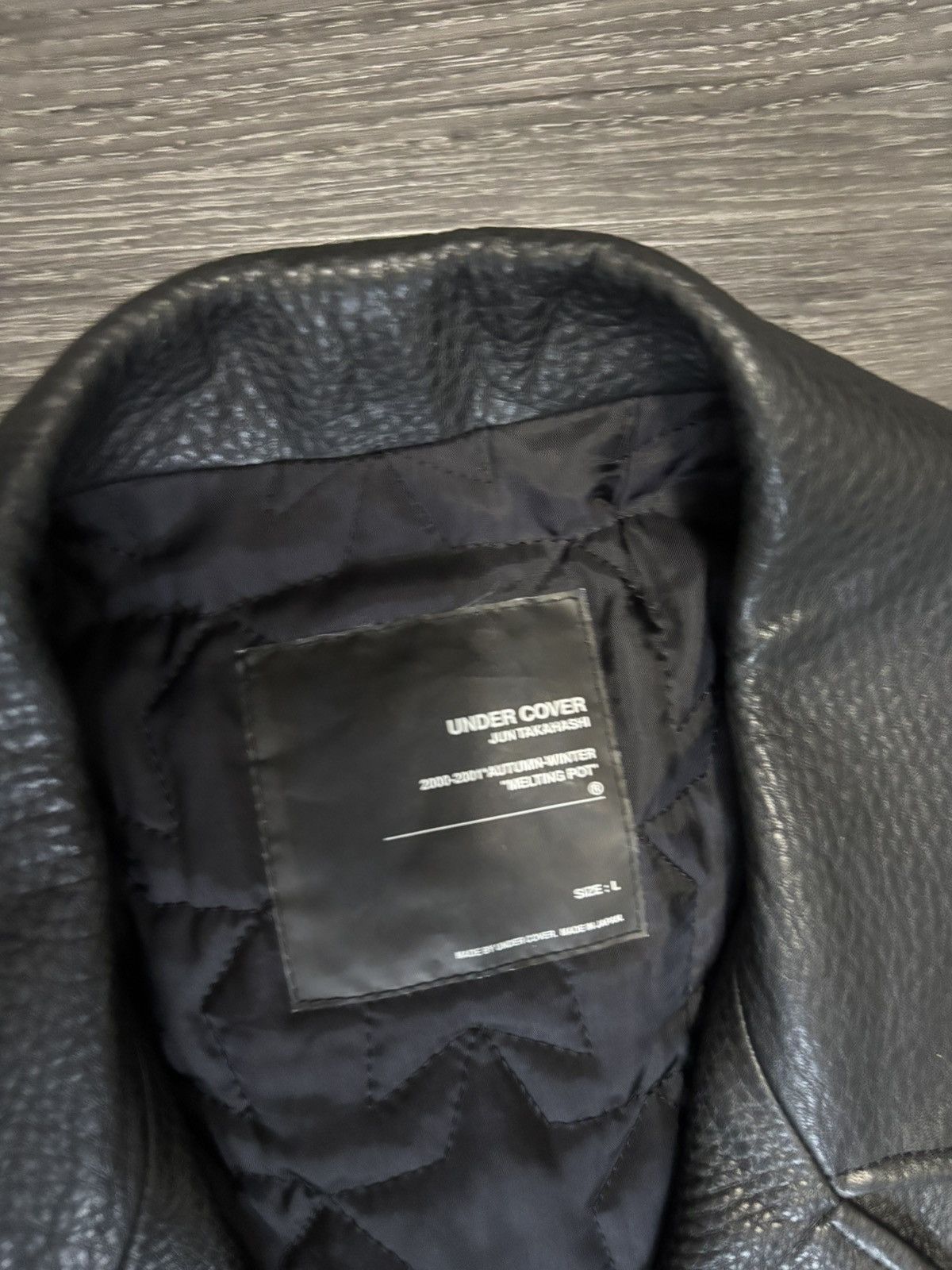 Undercover AW2000 Melting Pot Star Leather Jacket Size US L / EU 52-54 / 3 - 6 Thumbnail