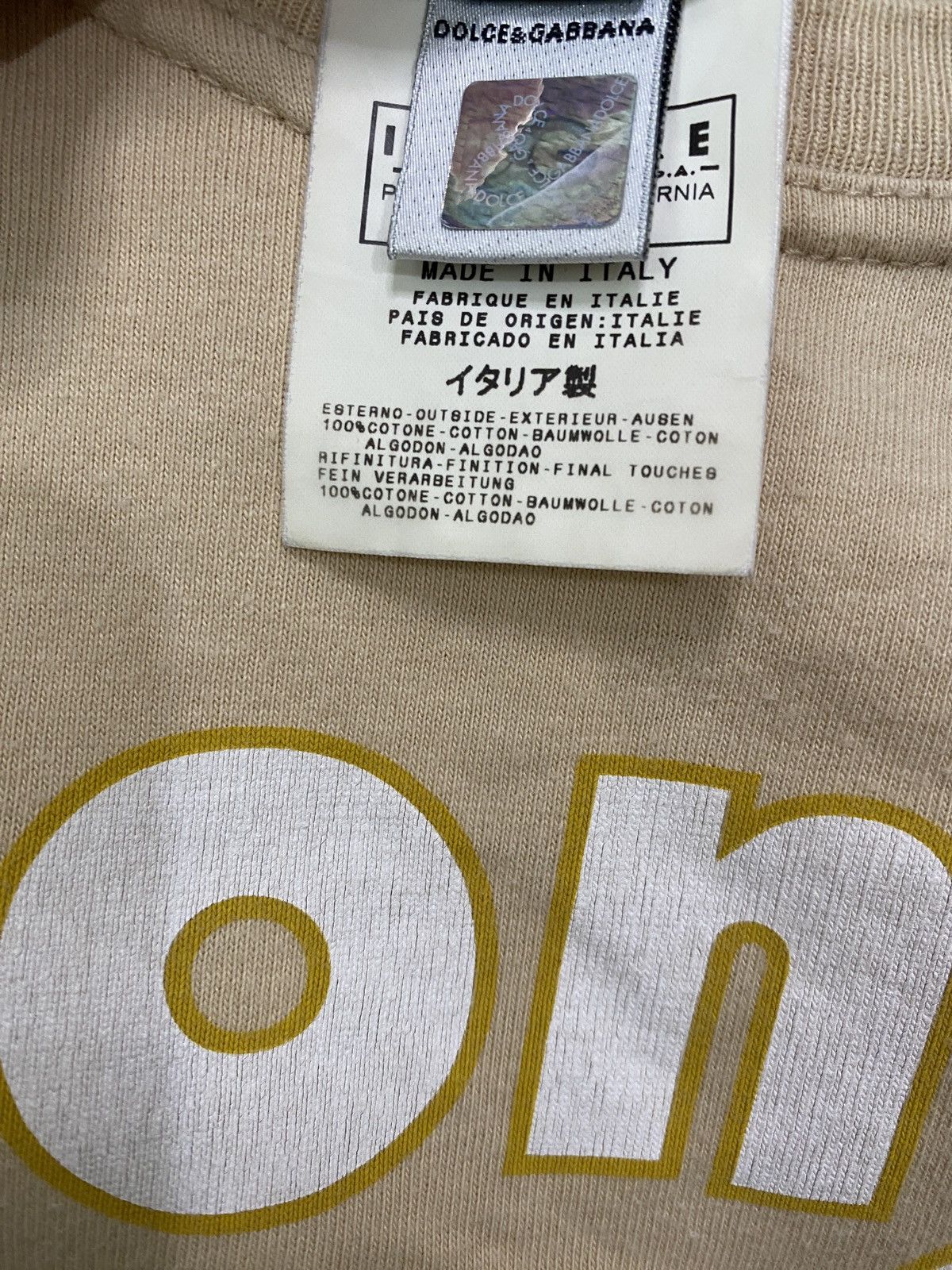 Dolce & Gabbana Dolce & Gabbana Stronger Graphic Tee Shirt Size M / US 6-8 / IT 42-44 - 6 Thumbnail