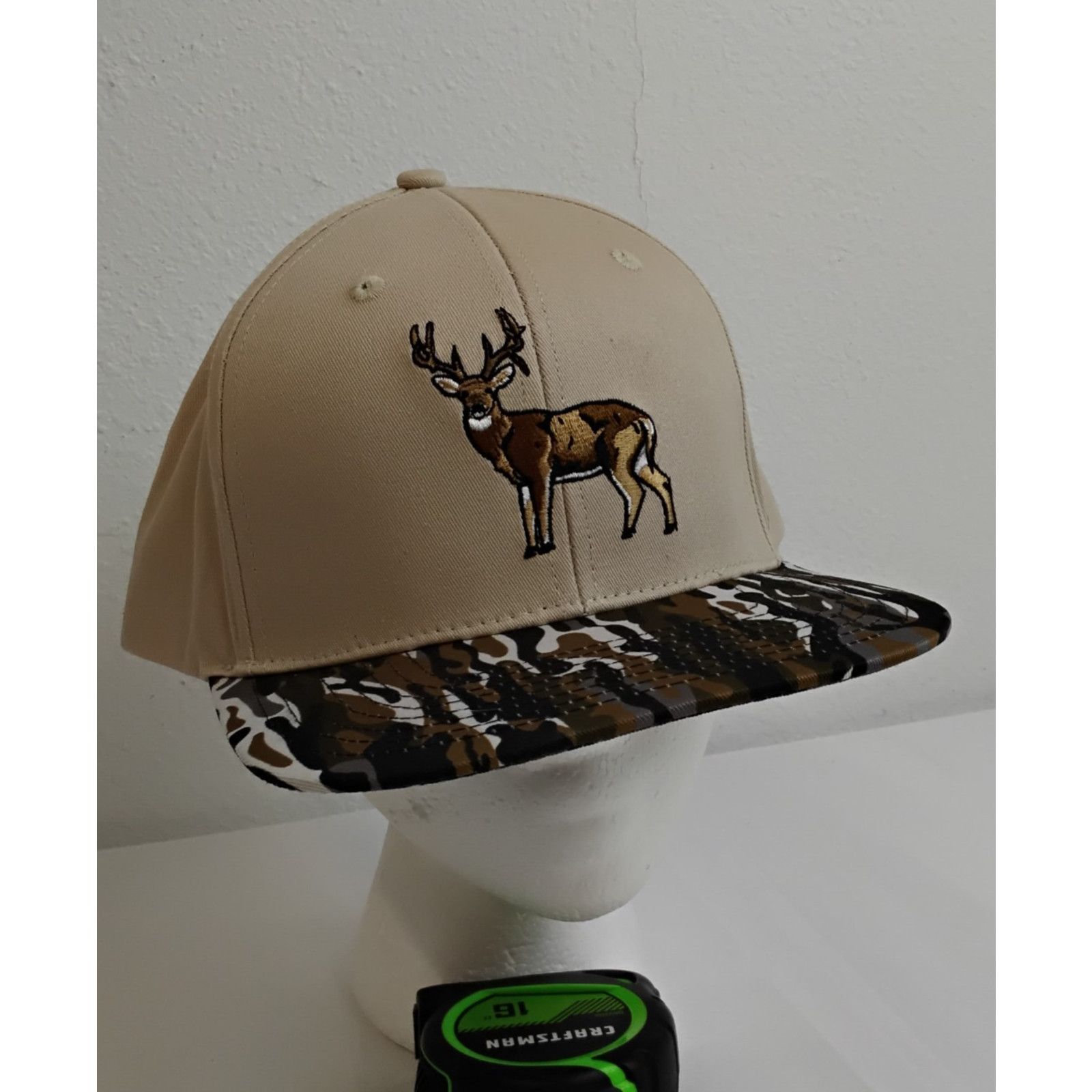 Other Embry Outdoors Snapback Brown Camo Deer Embroidered Dad Hat Size ONE SIZE - 2 Thumbnail