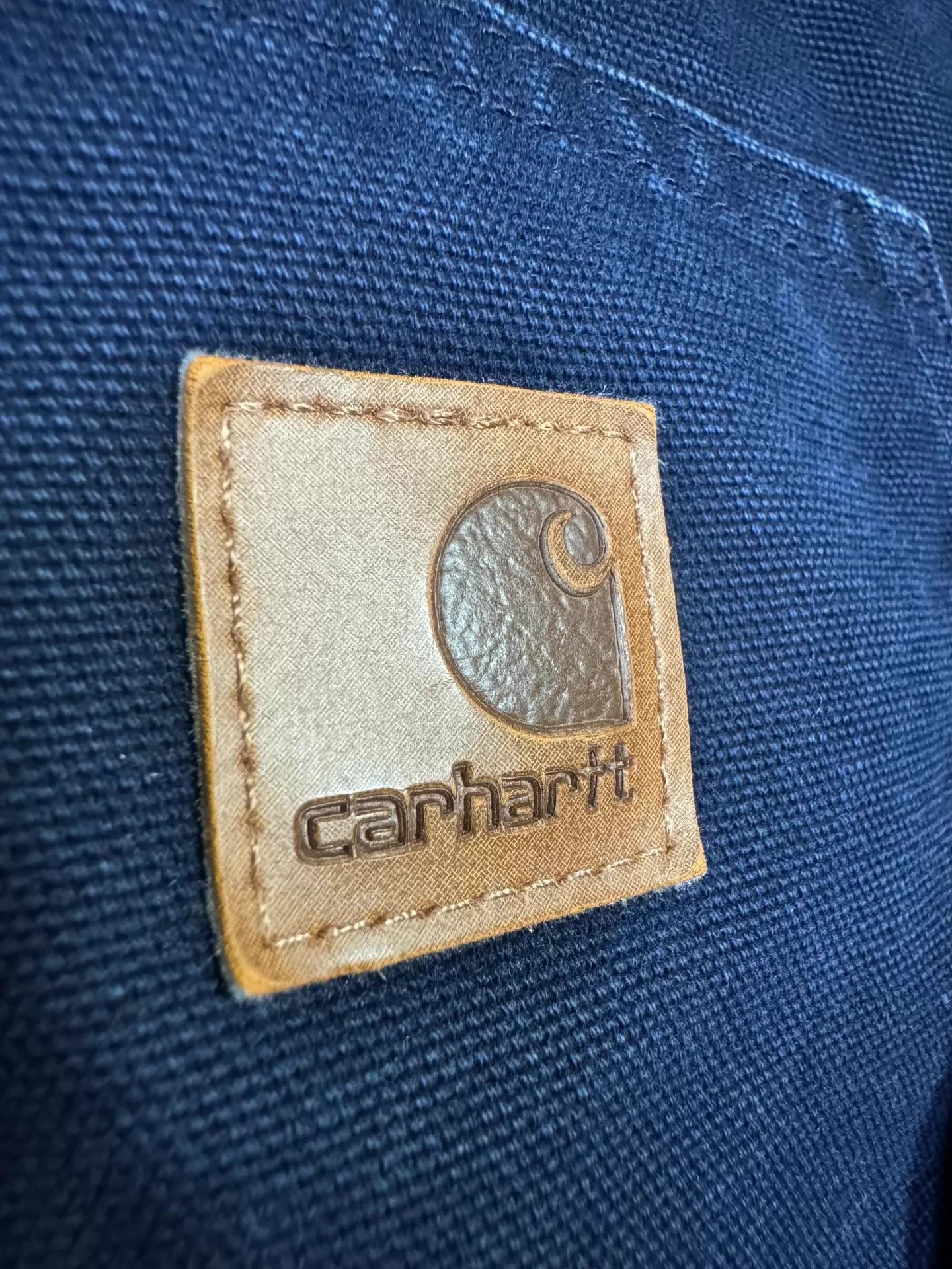 Carhartt Vintage Carhartt J130 Hooded Work Jacket M Blue L Size US L / EU 52-54 / 3 - 7 Thumbnail