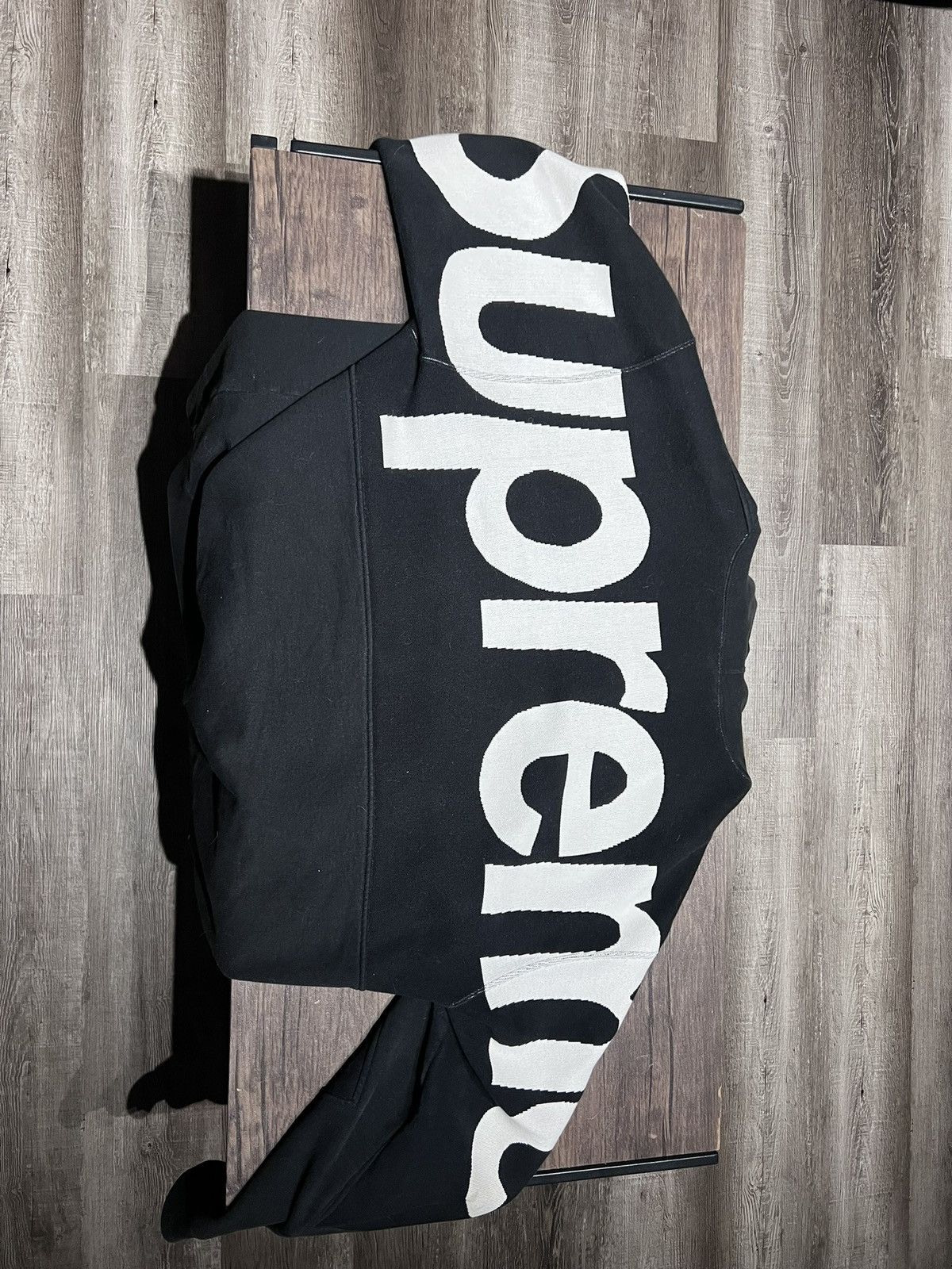 Supreme Supreme Collage Zip Up Hooded Sweatshirt Black | Grailed