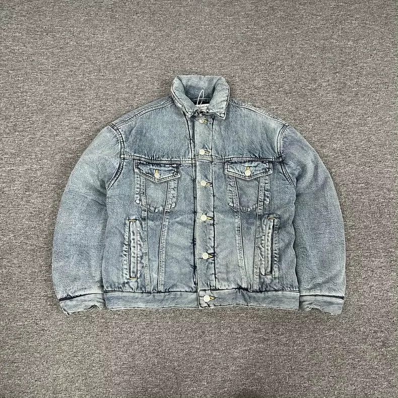 Balenciaga Balenciaga FW22 Padded Denim Jacket - dmc Size US M / EU 48-50 / 2 - 1 Thumbnail