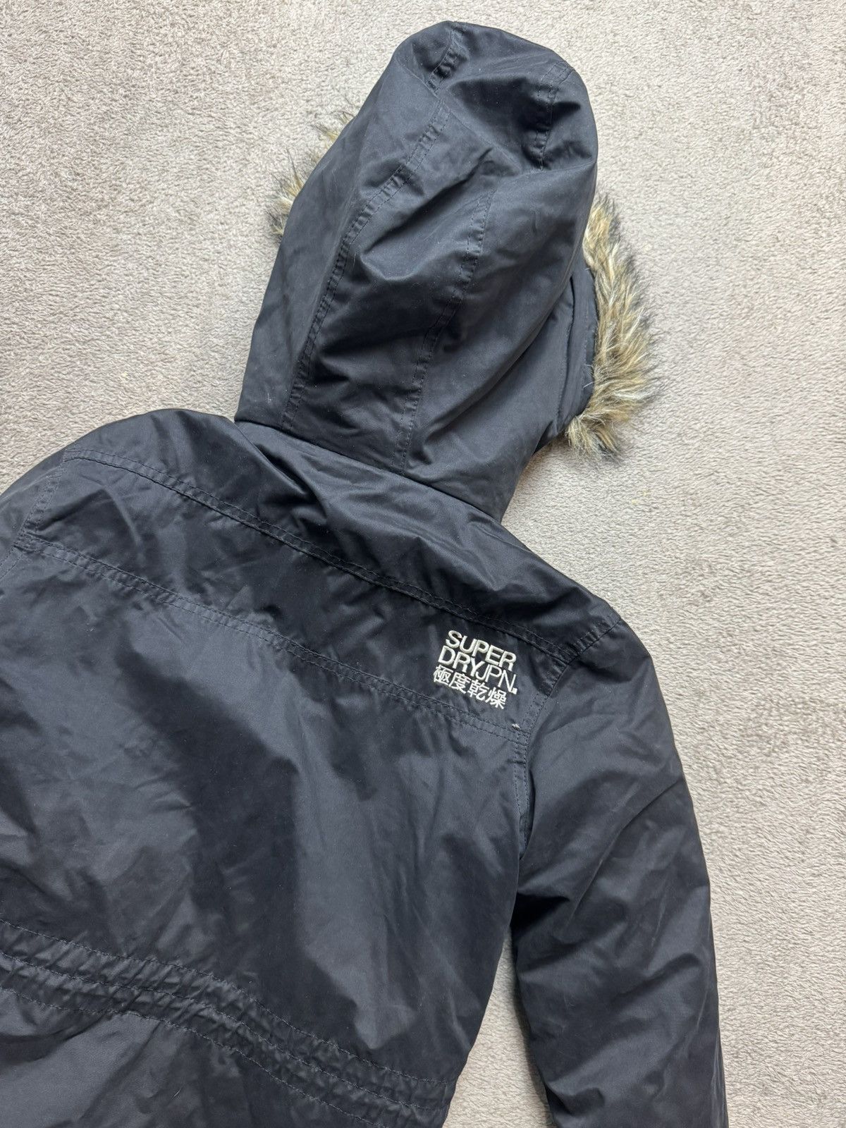If Six Was Nine × Japanese Brand × Le Grande Bleu (L.G.B.) Superdry Y2K Faux Fur Parka Jacket Ifsixwasnine LGB styled Size M / US 6-8 / IT 42-44 - 7 Thumbnail