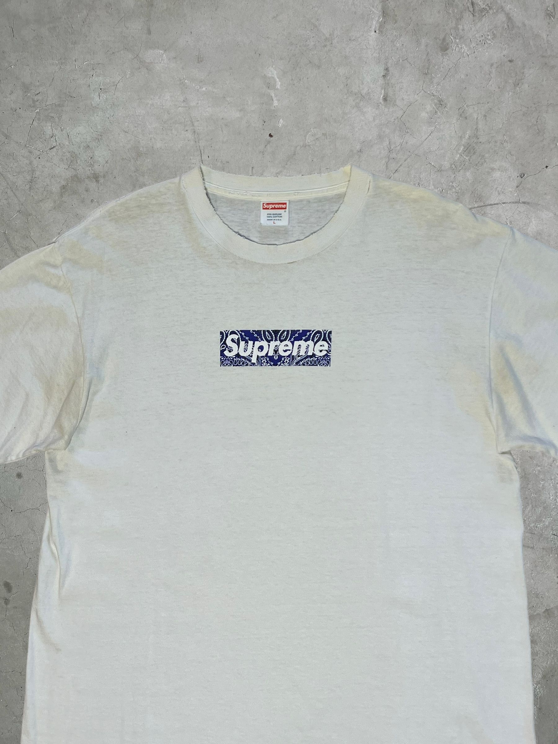 Supreme * OG 2001 *Purple Paisley Box Logo Size US L / EU 52-54 / 3 - 3 Thumbnail