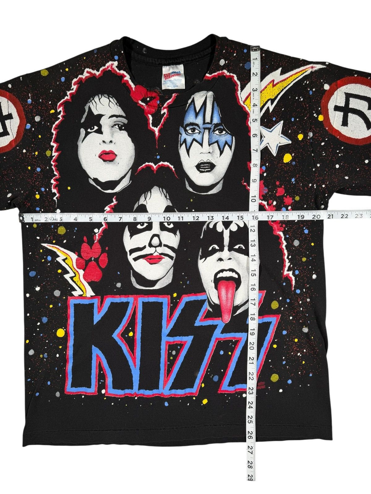 Band Tees Vintage Kiss All Over Print Winterland Graphic Tee Large Size US L / EU 52-54 / 3 - 6 Thumbnail