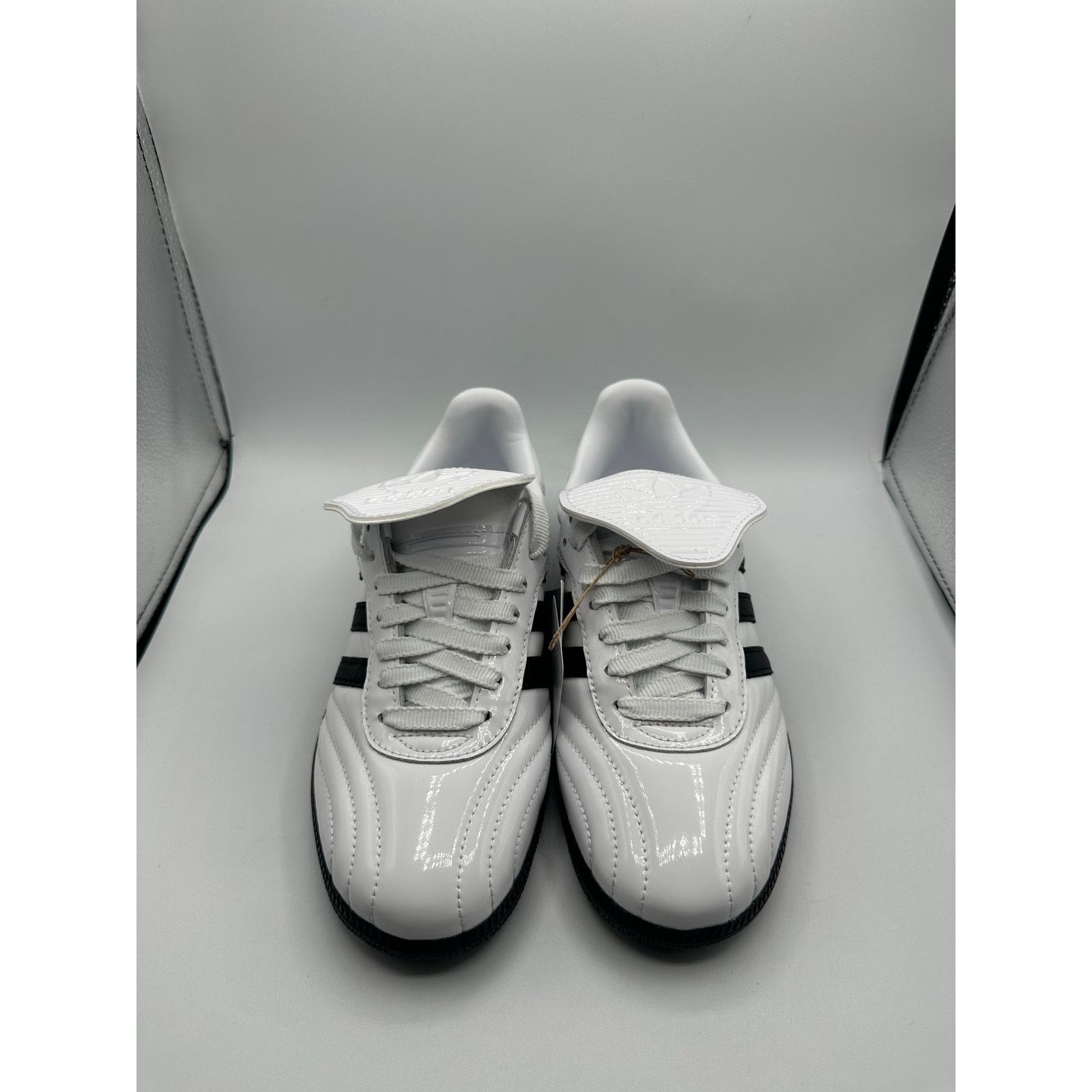 Adidas Adidas Wmns Samba LT “Pantent Leather Pack-White” size 5w Size US 5 / IT 35 - 2 Thumbnail
