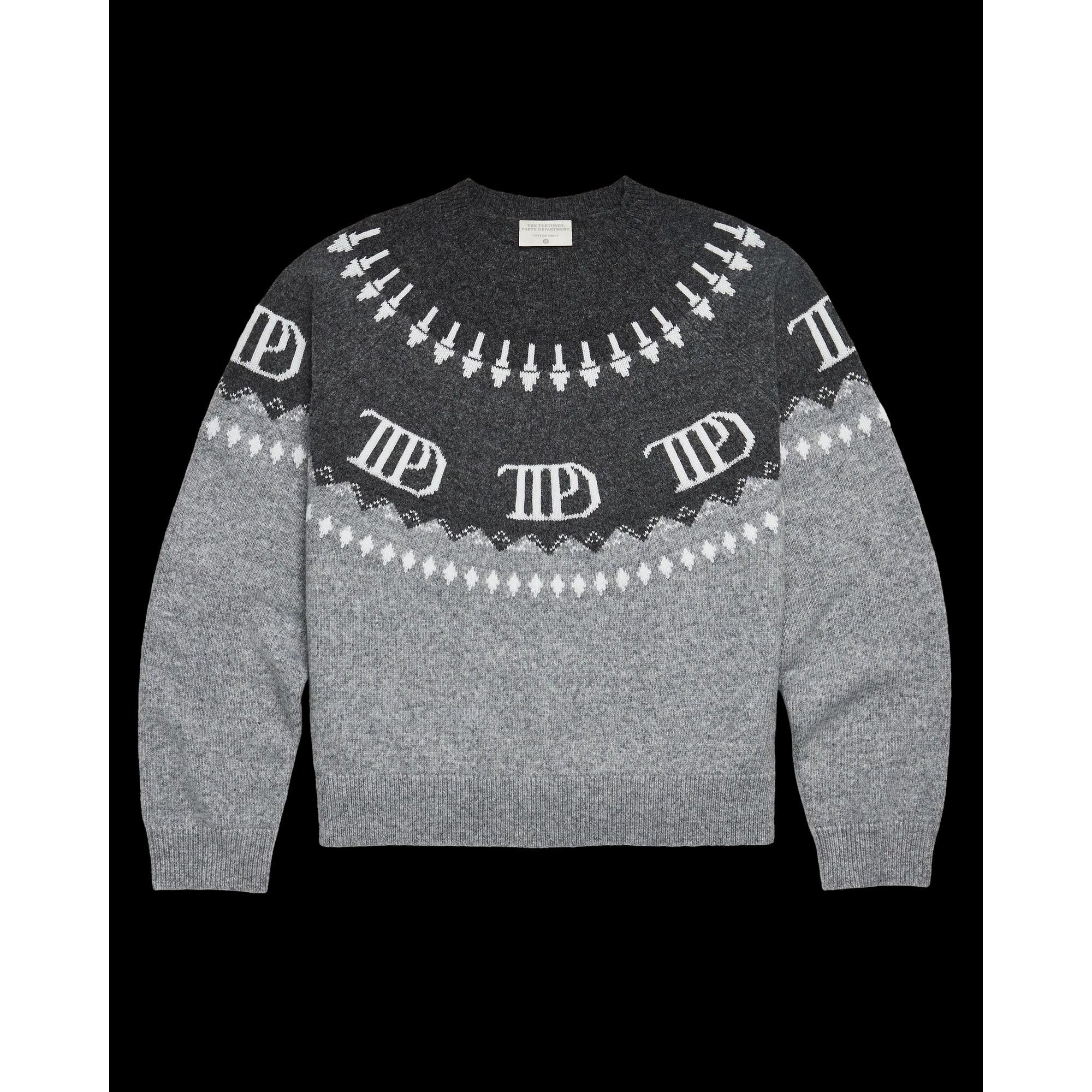 Band Tees NEW TAYLOR SWIFT THE TORTURED POETS DEPT. KNIT SWEATER SMALL Size S / US 4 / IT 40 - 1 Thumbnail