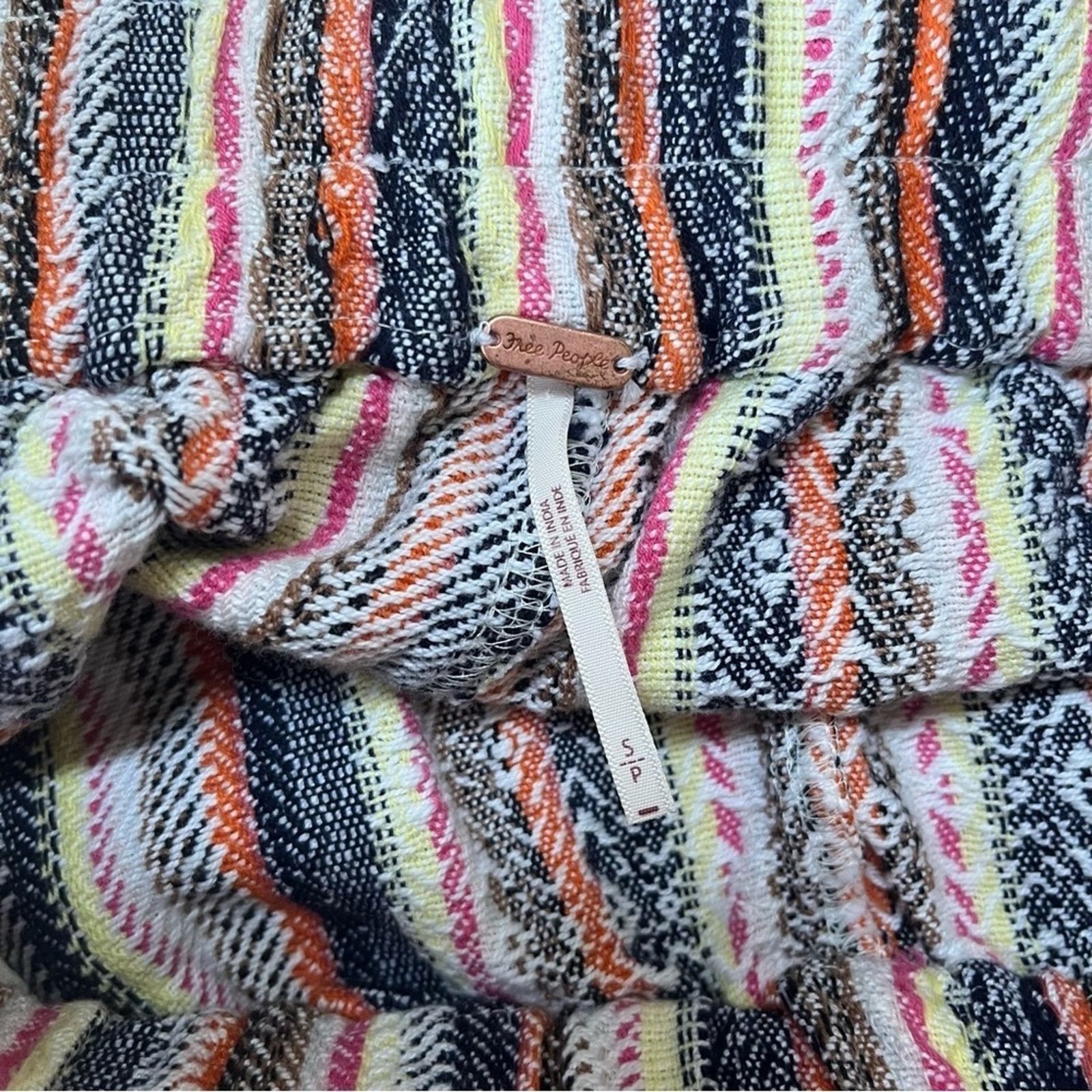 Free People Free People Striped Shorts Wide Waistband Size Small Size 25" / US 0 / IT 36 - 3 Thumbnail