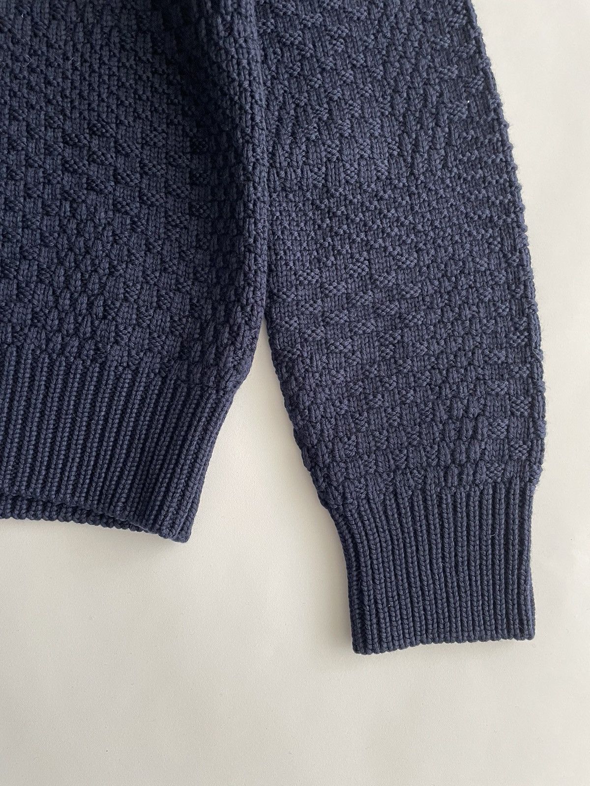 Maison Margiela Martin Margiela AW07 Check Weave Heavy Wool Sweater Size US S / EU 44-46 / 1 - 5 Thumbnail