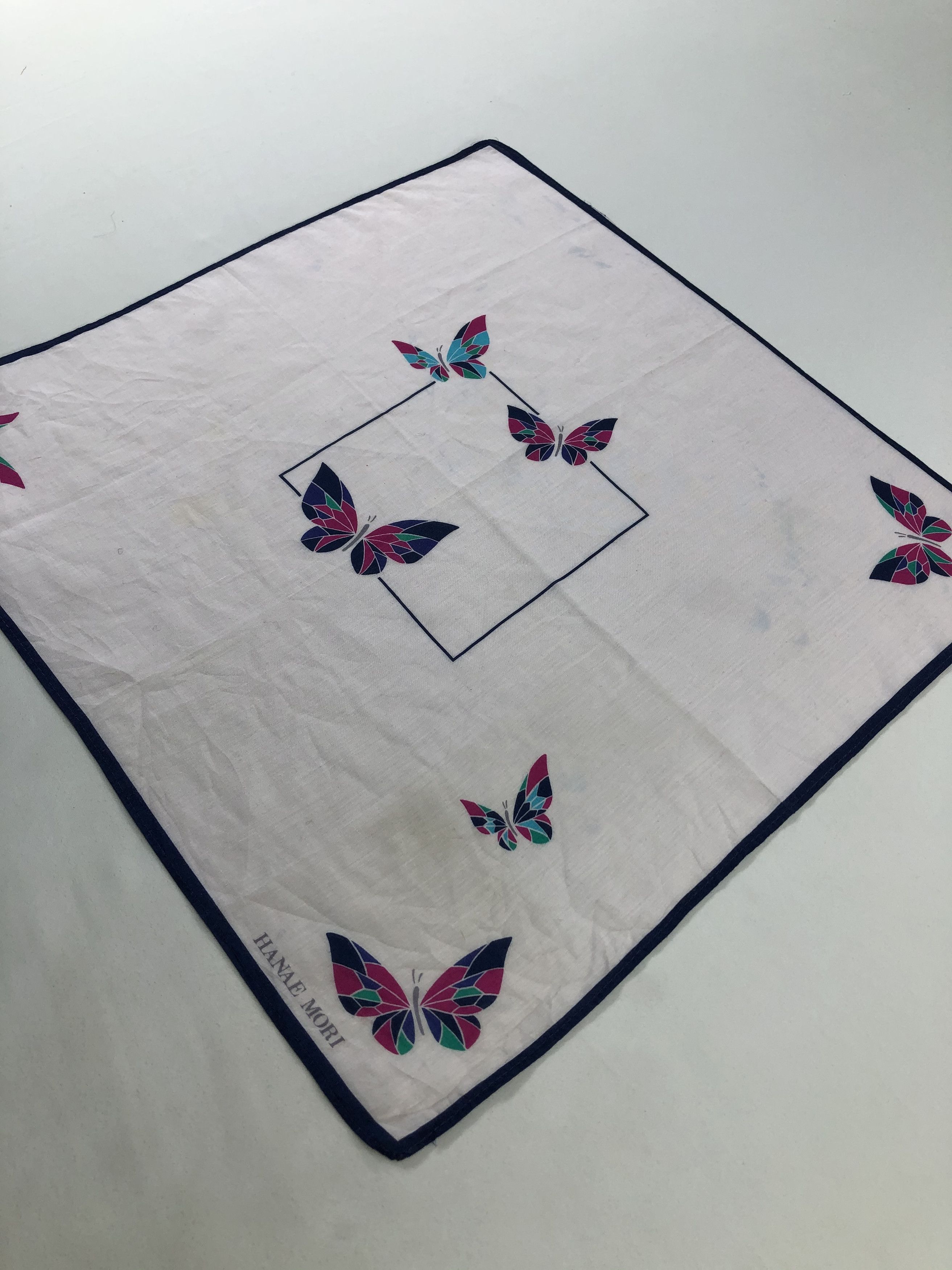 Hanae Mori × Japanese Brand × Vintage Hanae Mori Handkerchief / Bandana / Neckerchief Size ONE SIZE - 3 Thumbnail