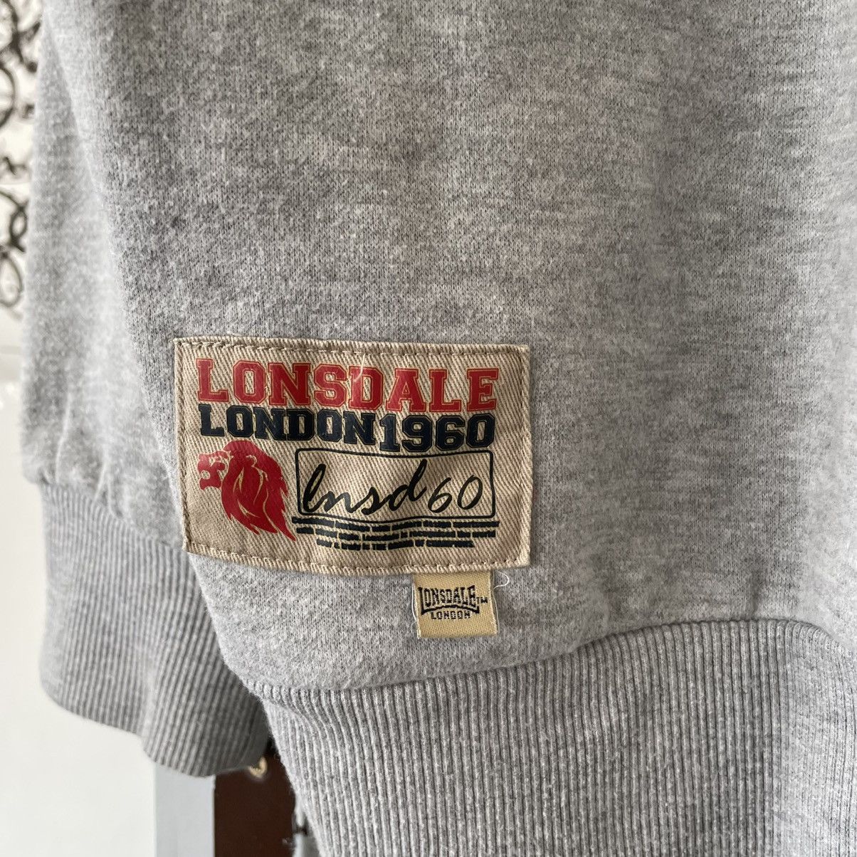 Lonsdale × Vintage Vintage 00s Lonsdale Heavy Boxy sweatshirt Y2K Big logo Size US XL / EU 56 / 4 - 8 Thumbnail