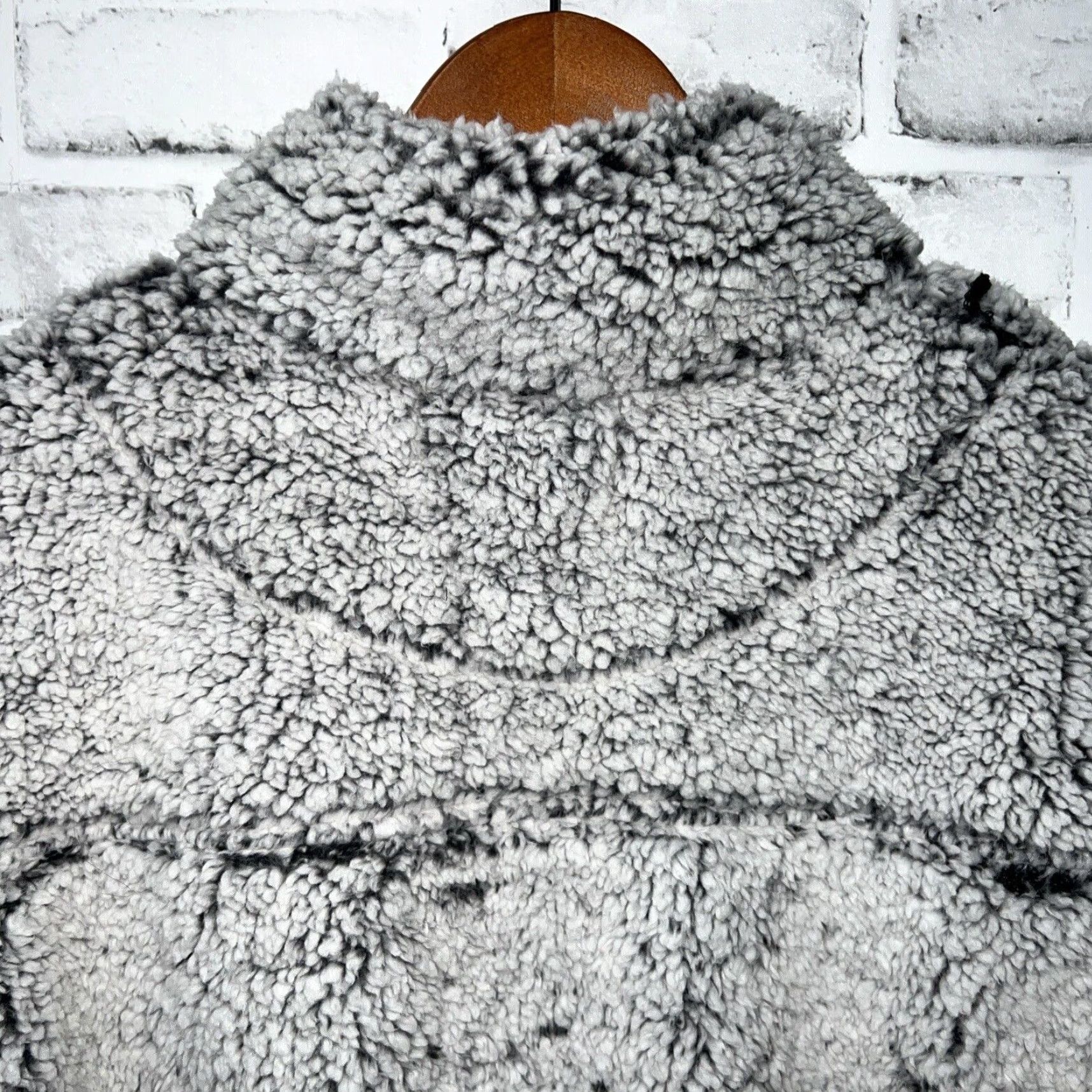 Vintage VINTAGE Back In The Saddle Jacket Womens M Gray Fleece Full-Zip Basic Jacket - M/Womens (if "Vintage" applies). Size M / US 6-8 / IT 42-44 - 4 Thumbnail