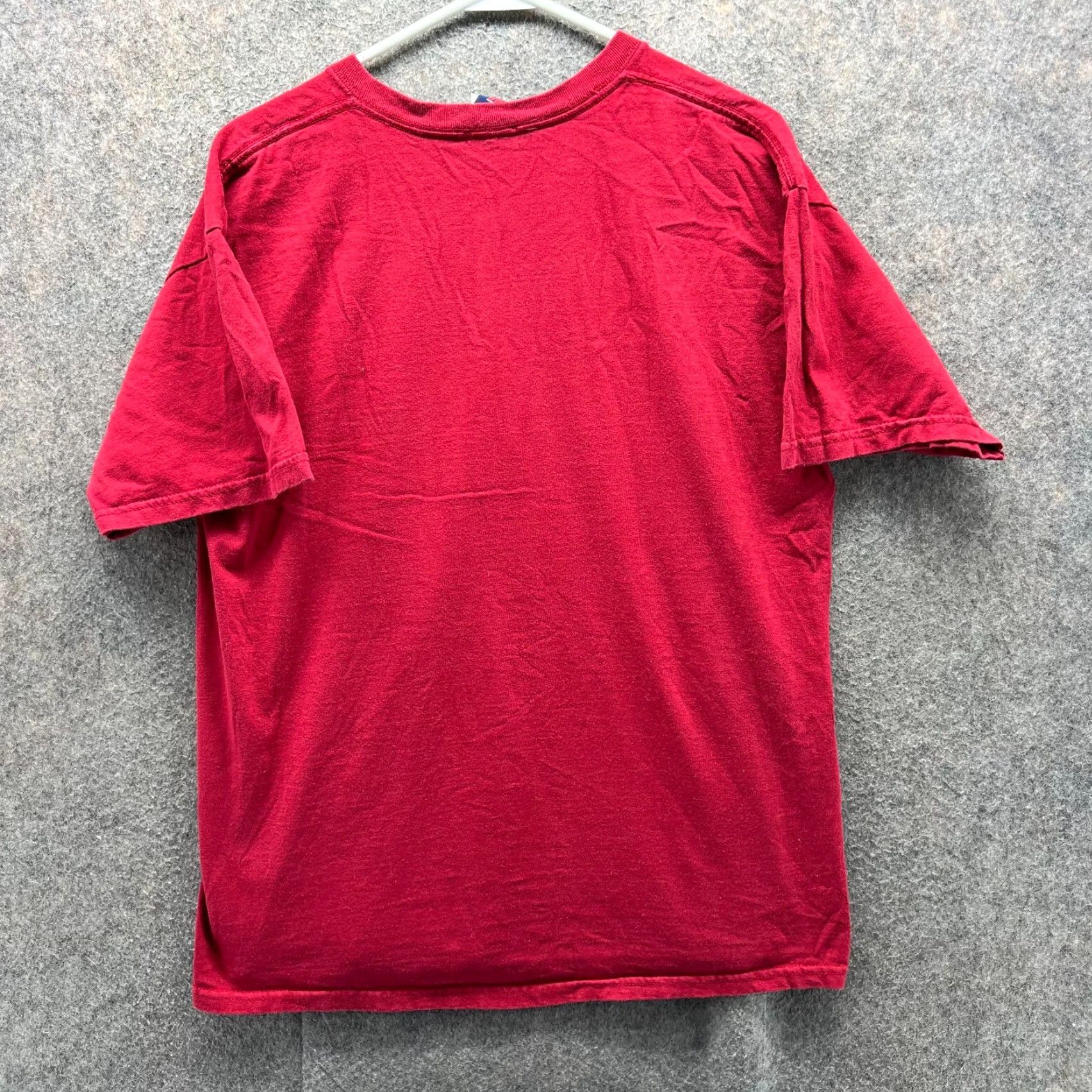 Vintage VINTAGE Orange Bowl 2011 Shirt Stanford Mens Large Step Ahead T-Shirt Crew Neck Cotton Logo Red/White All Seasons Size US L / EU 52-54 / 3 - 2 Thumbnail