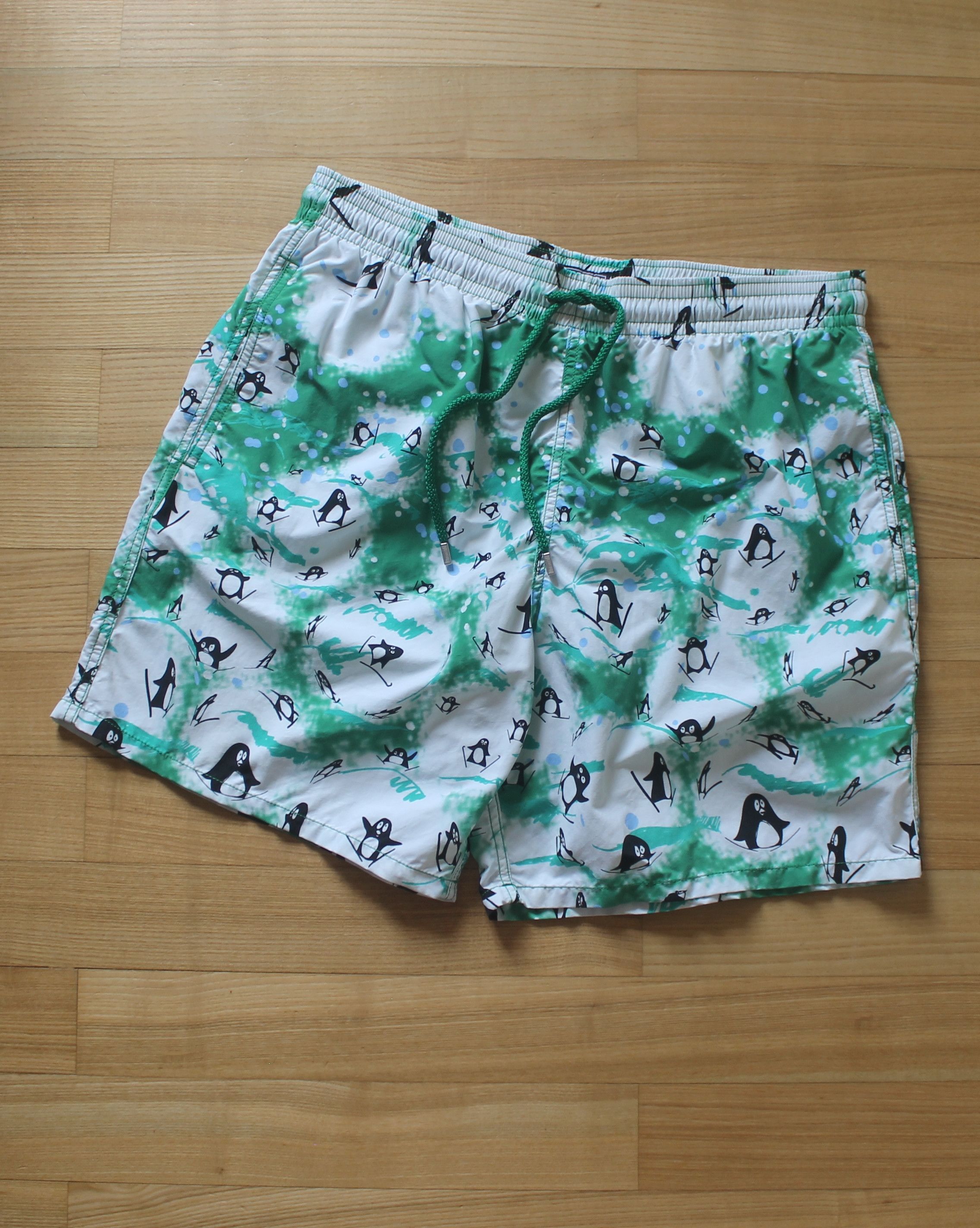 Vilebrequin Vilebrequin happy Penguins swim-shorts Green Size US 36 / EU 52 - 1 Thumbnail