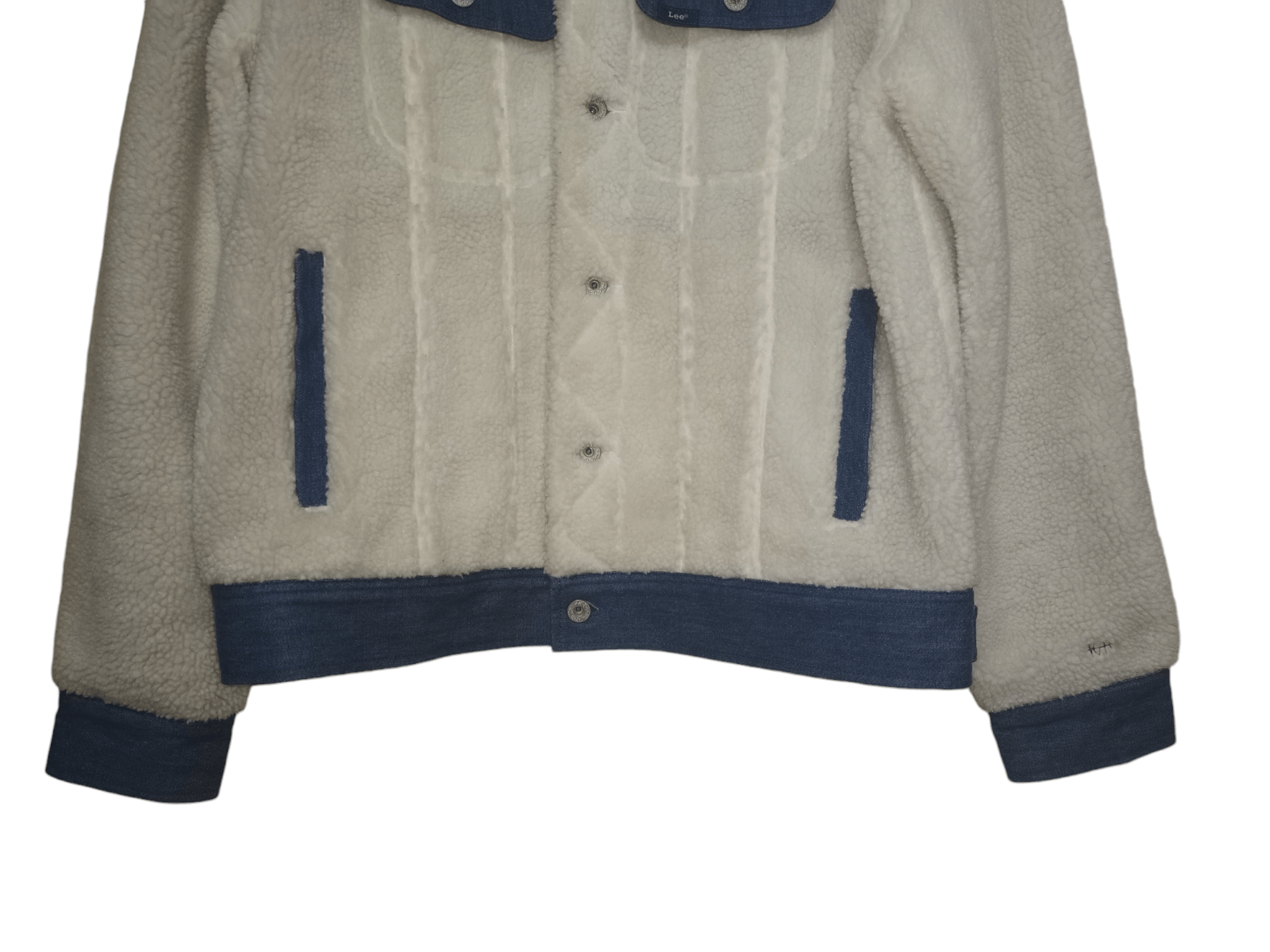 Japanese Brand × Lee Lee 101 sherpa trucker jacket rare design From japan Size US L / EU 52-54 / 3 - 6 Thumbnail