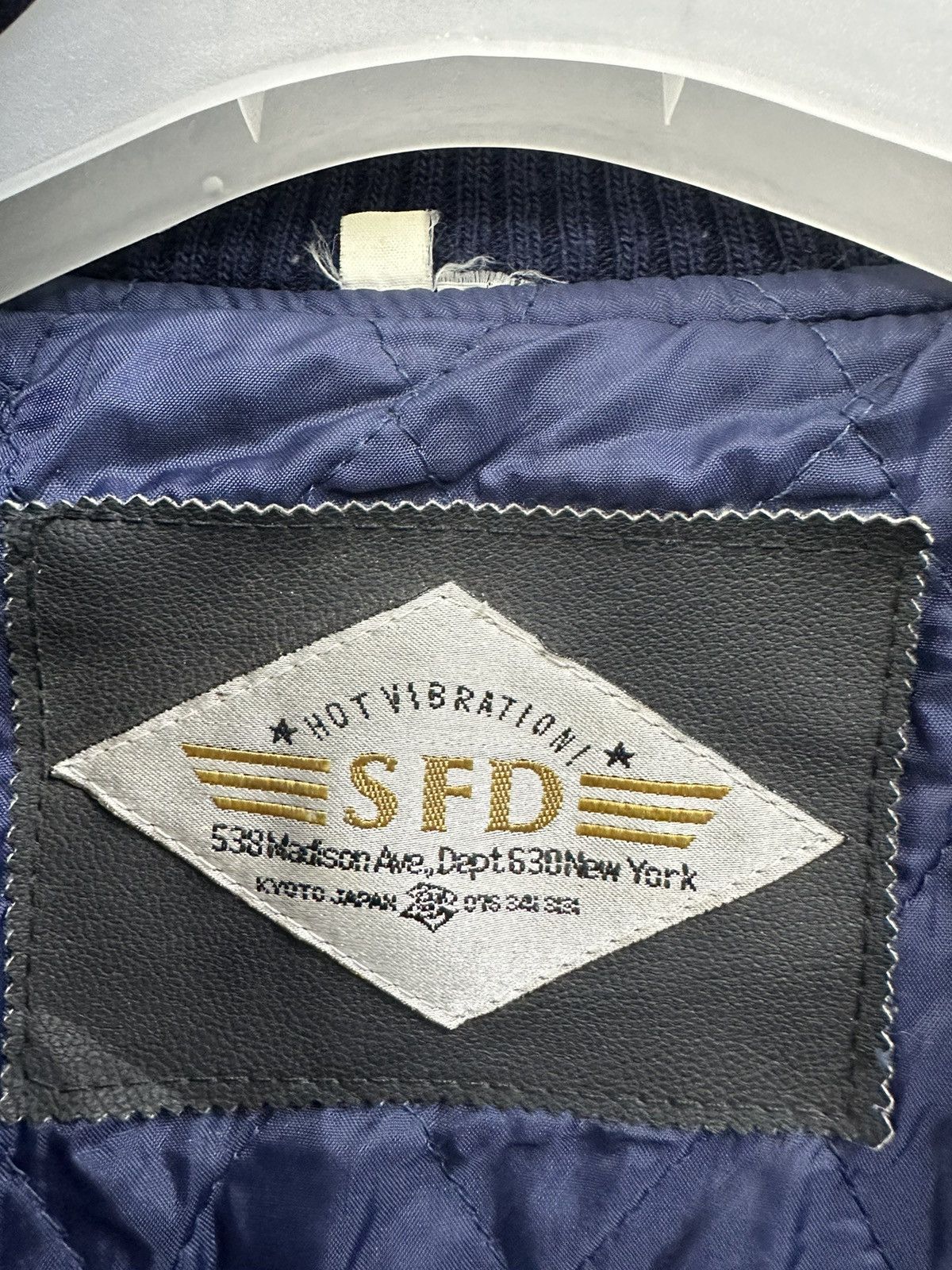 Vintage Vintage SFD Wool Varsity Flight Jacket Z19 Size US L / EU 52-54 / 3 - 11 Thumbnail