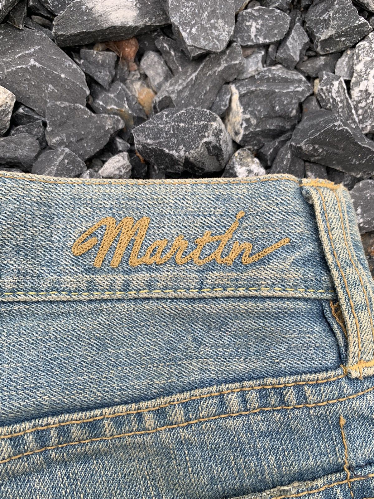 Kapital Nano Universe Mudwash Faded&Rusty Japanese Distressed Denim Size US 31 - 14 Thumbnail