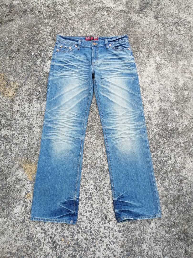 Designer × Japanese Brand Oniari Japan Nice Design Embroidered Denim Jeans Size US 34 / EU 50 - 7 Thumbnail