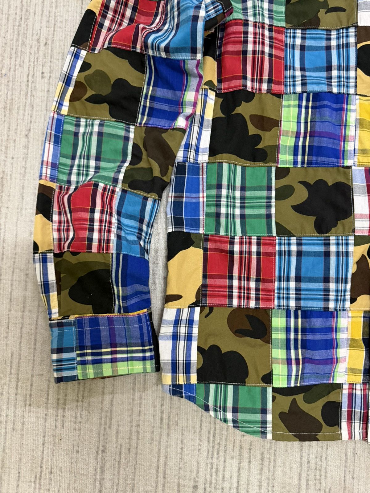 Bape camo multicolor army shirt