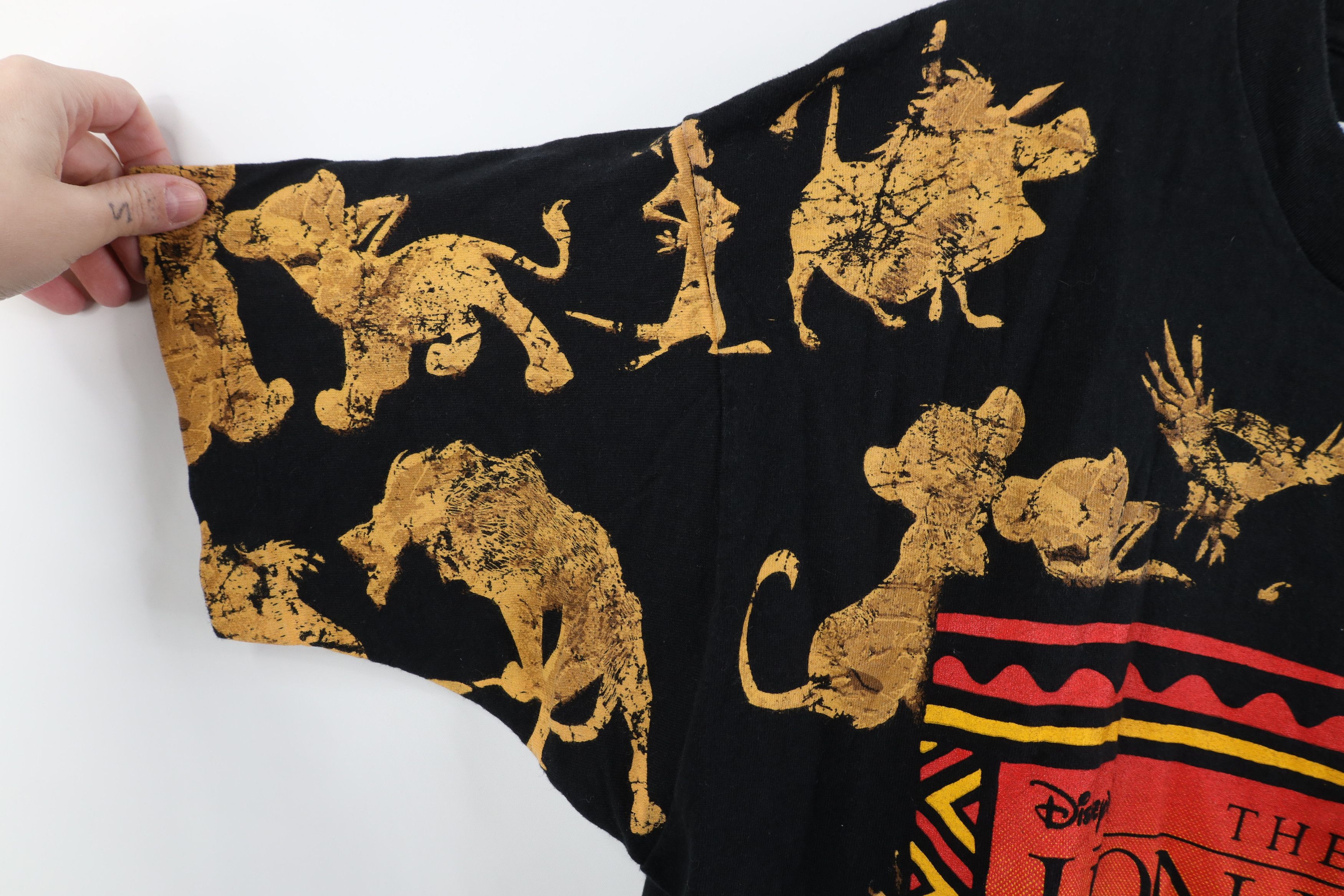 Disney Vintage 90s Disney Lion King All Over Short Sleeve T-Shirt Size US L / EU 52-54 / 3 - 5 Thumbnail