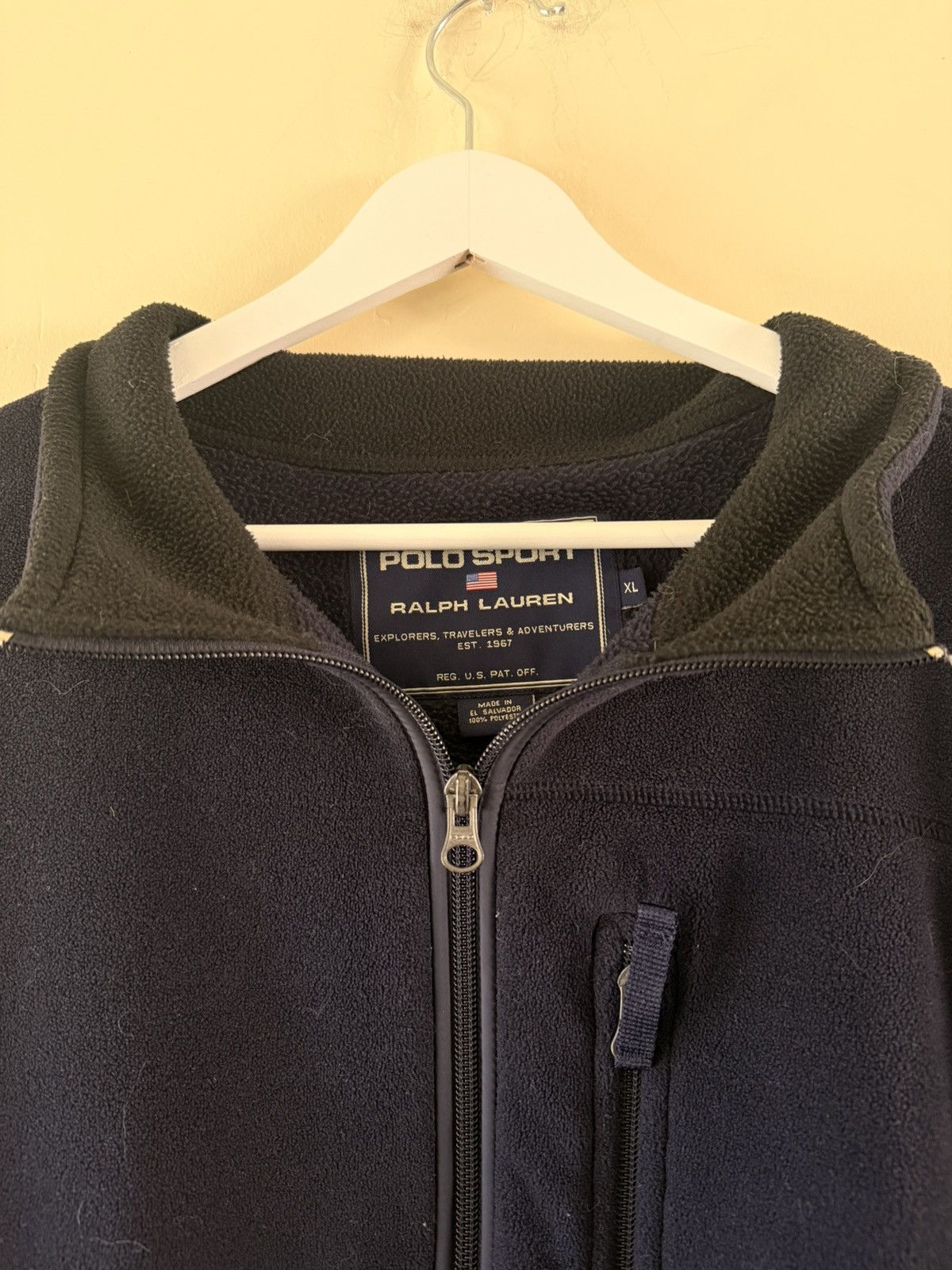 Polo Ralph Lauren Vintage Polo Sport Dark Blue Jacket Size US XL / EU 56 / 4 - 2 Thumbnail