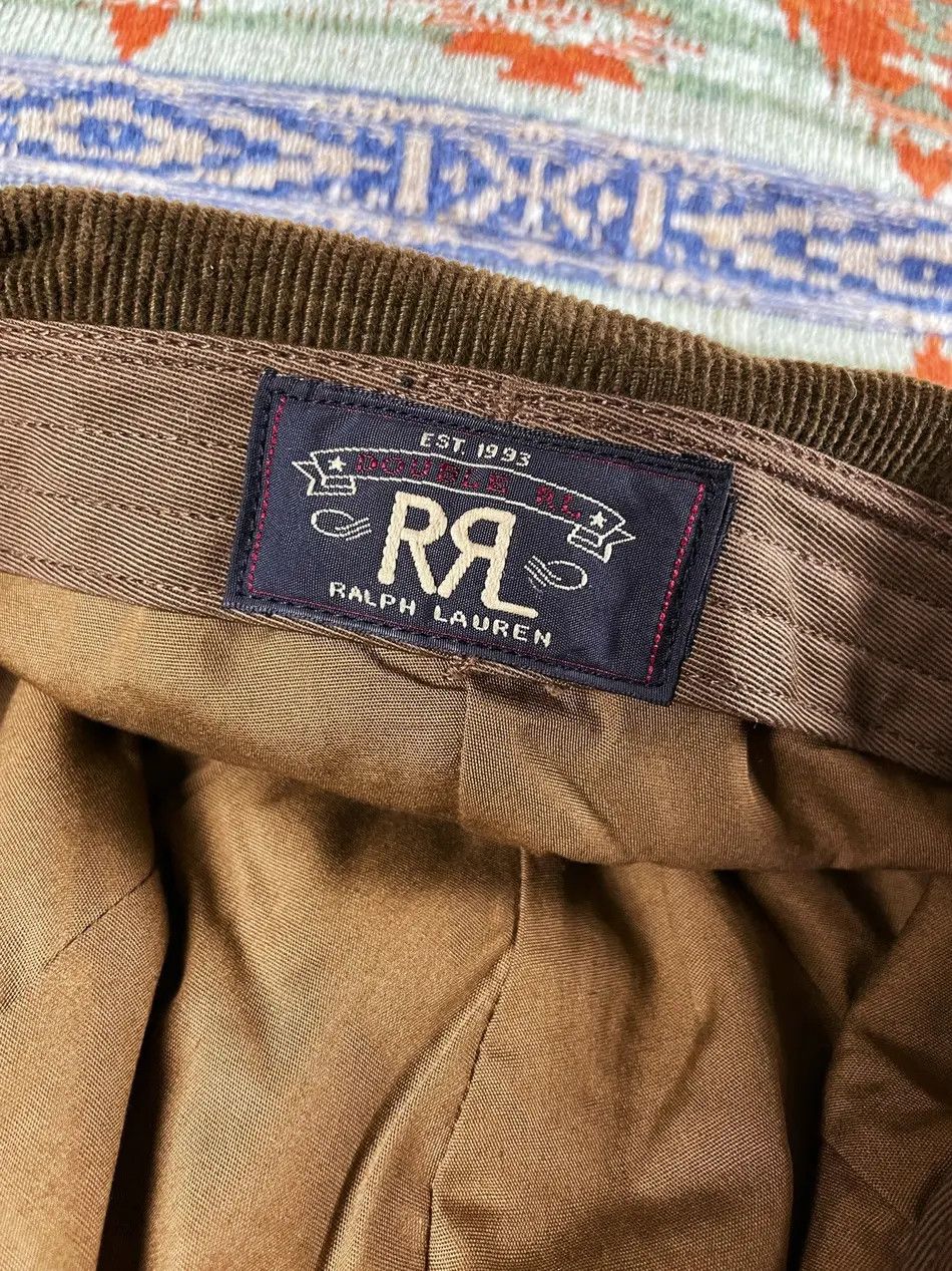 RRL Ralph Lauren × Ralph Lauren RRL Ralph Lauren Wool Tweed Corduroy ear protected Hat Cap Size ONE SIZE - 6 Thumbnail
