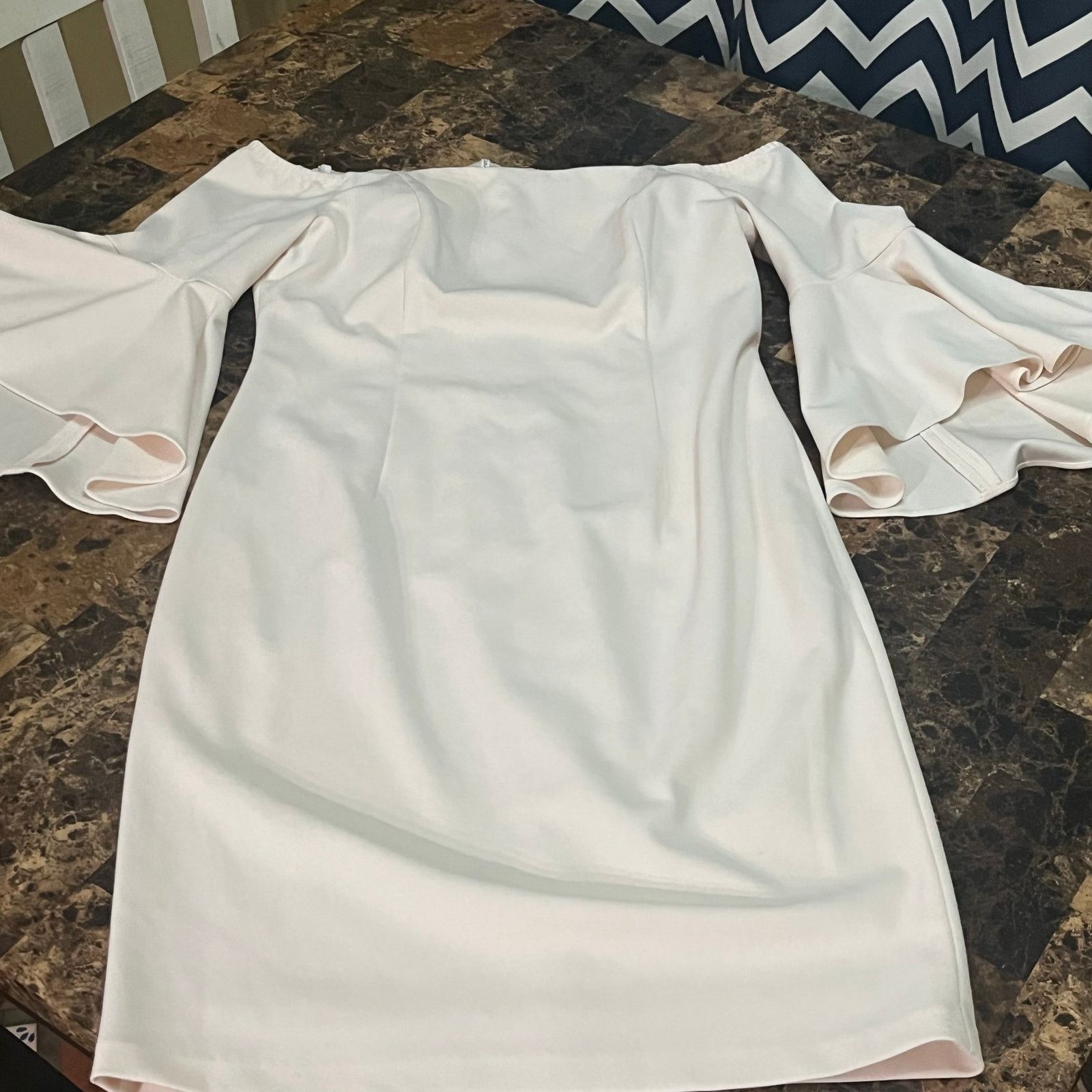 Calvin Klein Calvin Klein Blush Pink Dress Size L / US 10 / IT 46 - 8 Thumbnail