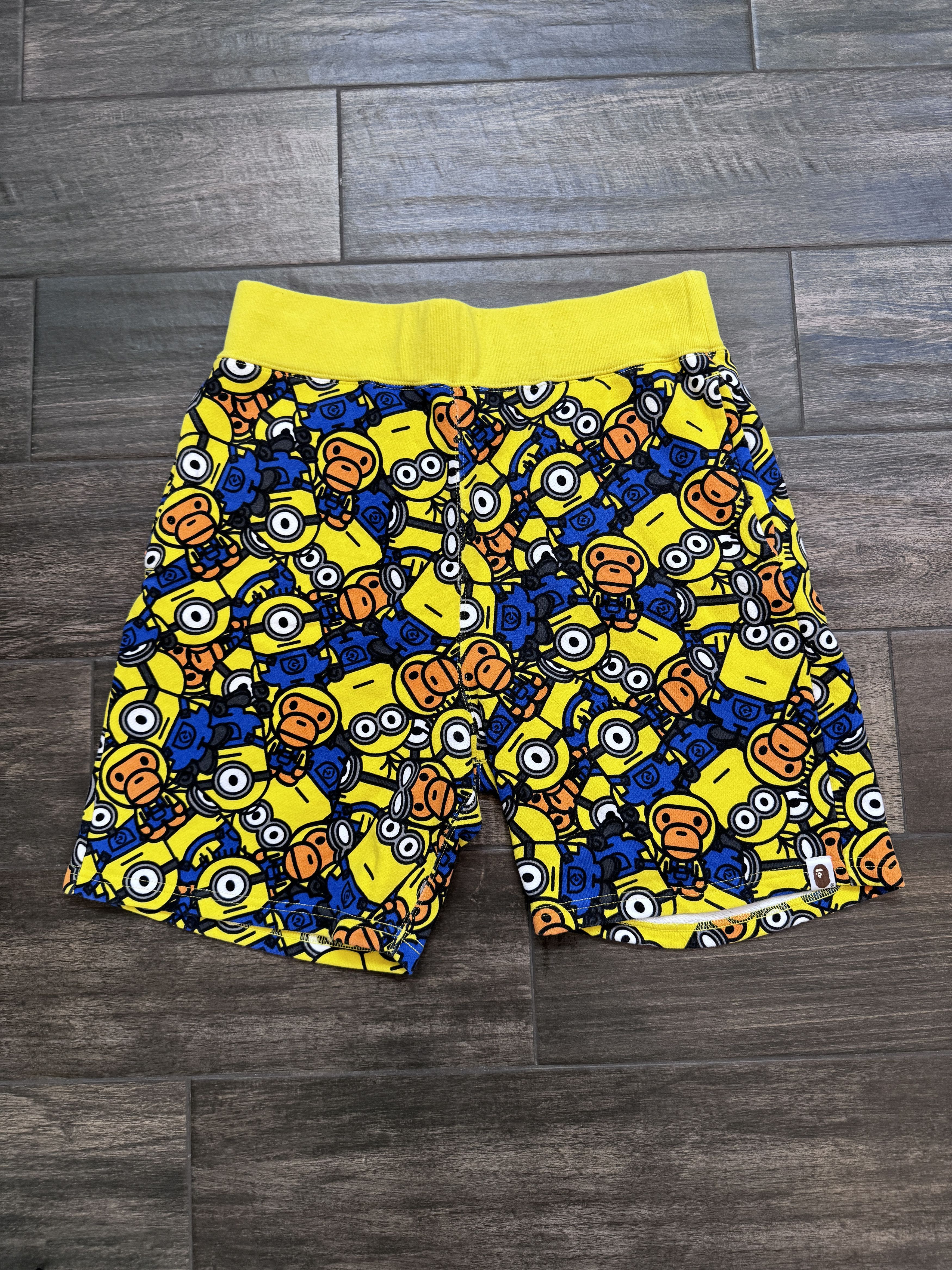 Bape Bape Minions Baby Milo Shorts Size US 32 / EU 48 - 1 Thumbnail