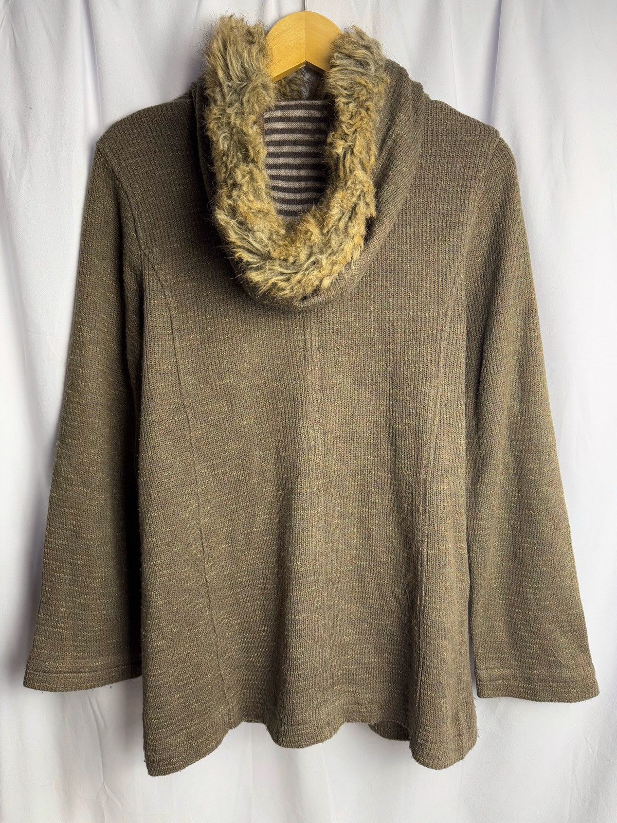 If Six Was Nine × Japanese Brand × Le Grande Bleu (L.G.B.) Fur hoodie knit japanese style shoolarue Size US M / EU 48-50 / 2 - 3 Thumbnail