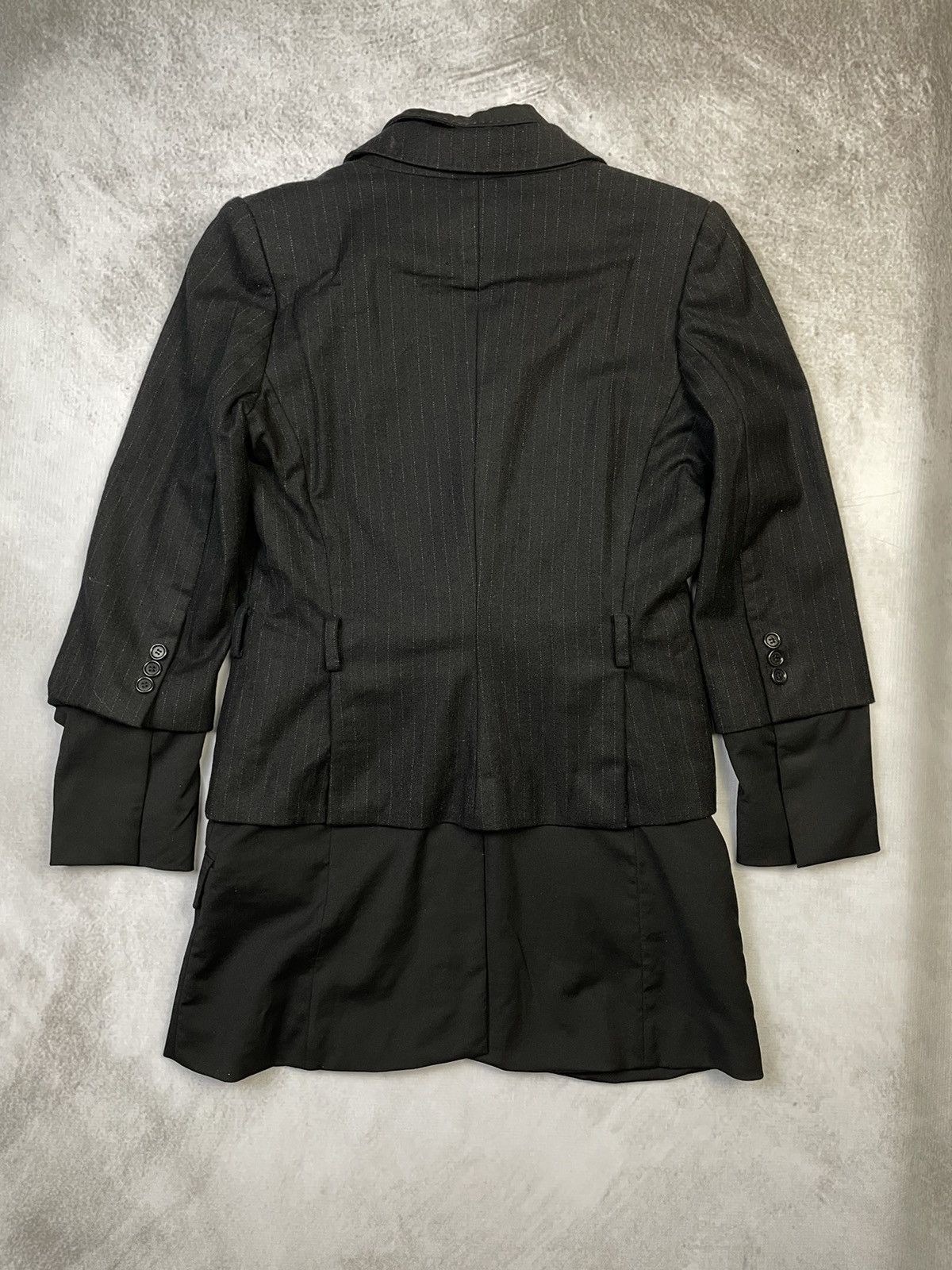 A.F. Vandevorst FW08 A.F. Vandevorst Layered Hybrid Tailored Jacket Size XS / US 0-2 / IT 36-38 - 15 Thumbnail