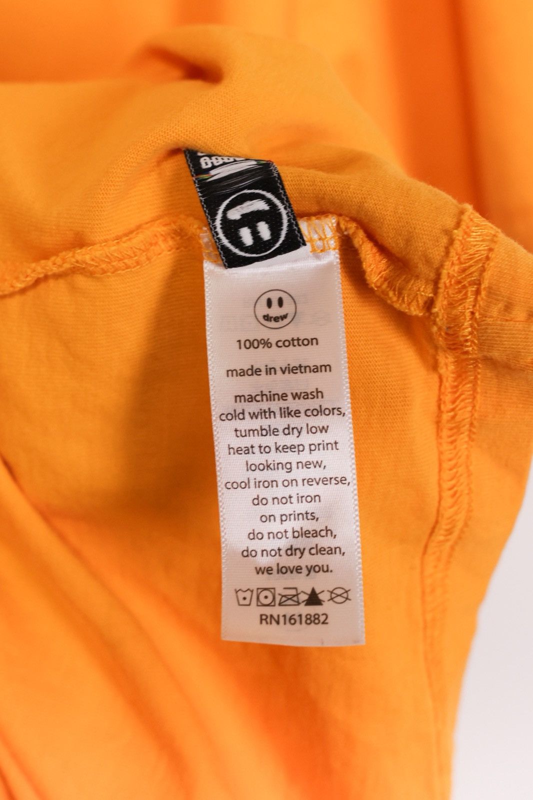 Drew House × Justin Bieber Drew House Logo S/S Tee - Yellow Size US L / EU 52-54 / 3 - 5 Thumbnail
