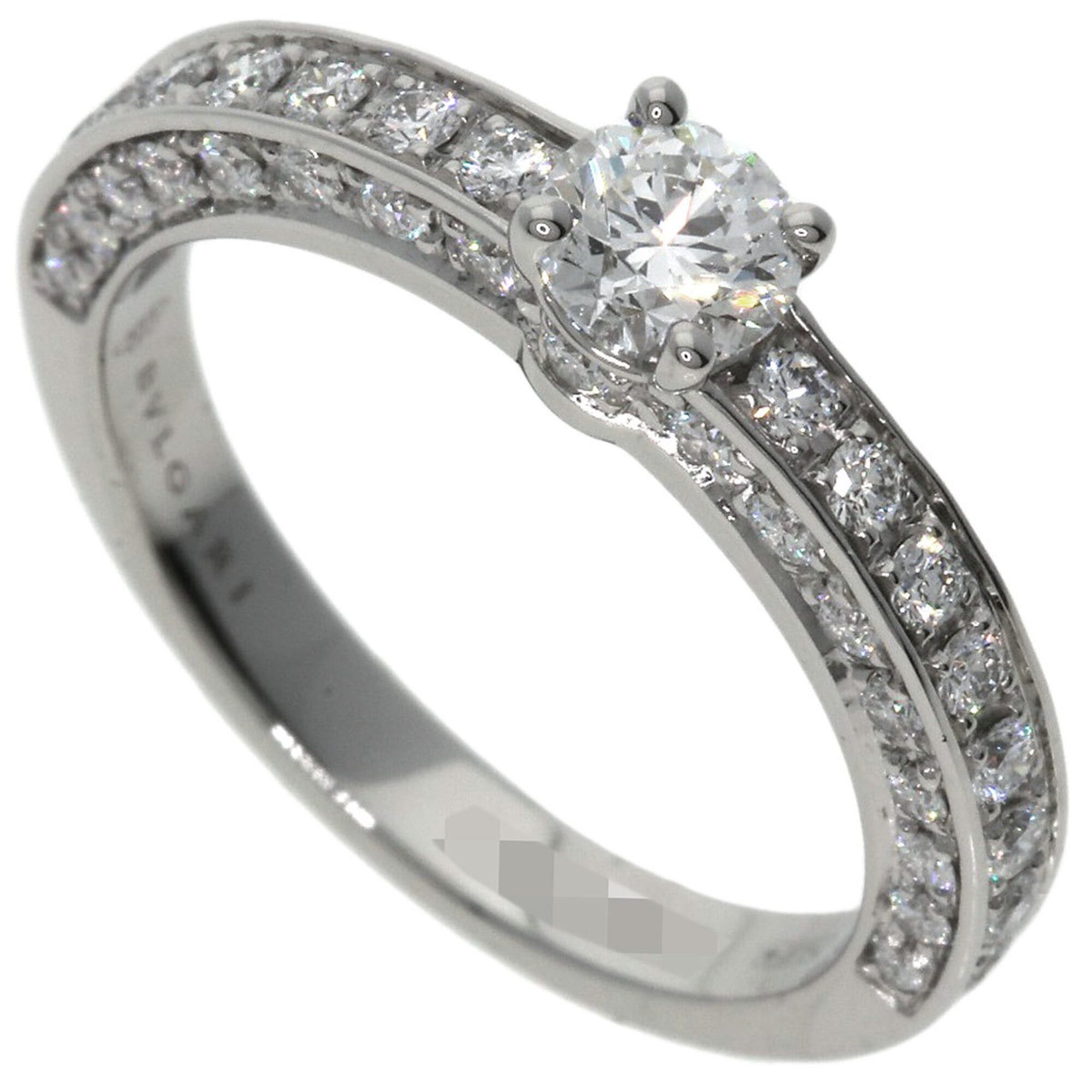 Bvlgari BVLGARI Dedicata Avanecia Diamond Ring, Platinum PT950, Women's. Size ONE SIZE - 1 Thumbnail