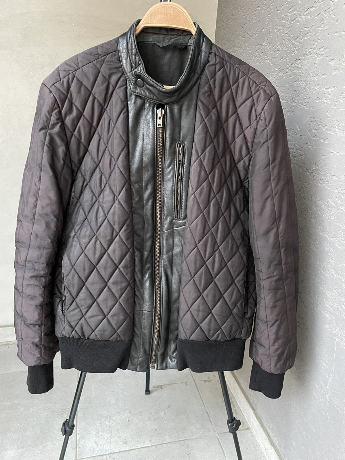 Maison Margiela Maison Martin Margiela leather trim bomber jacket Size US L / EU 52-54 / 3 - 14 Thumbnail