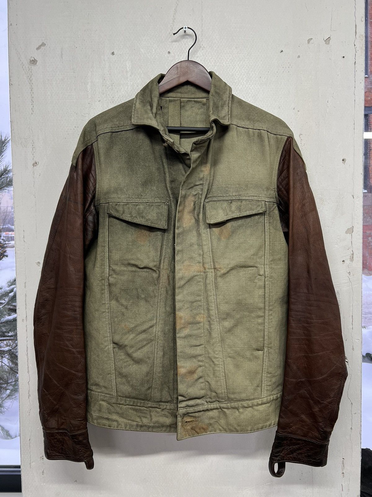 image of Boris Bidjan Saberi Bbs Tejana Jacket in Rust, Men's (Size Medium)