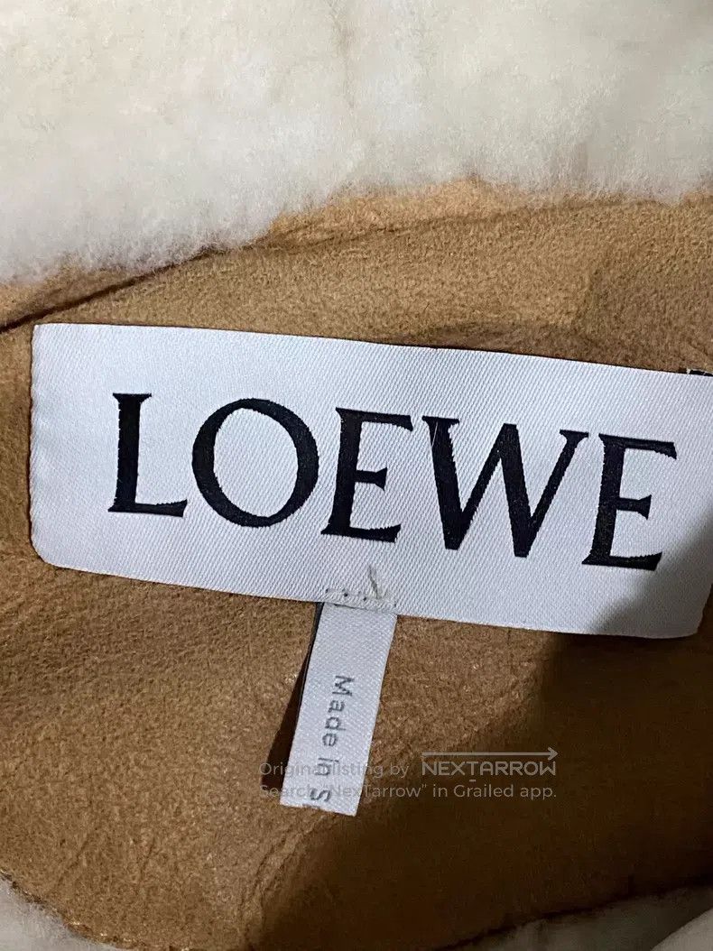Loewe Loewe Leather and Fleece Jacket Size XS / US 0-2 / IT 36-38 - 5 Thumbnail