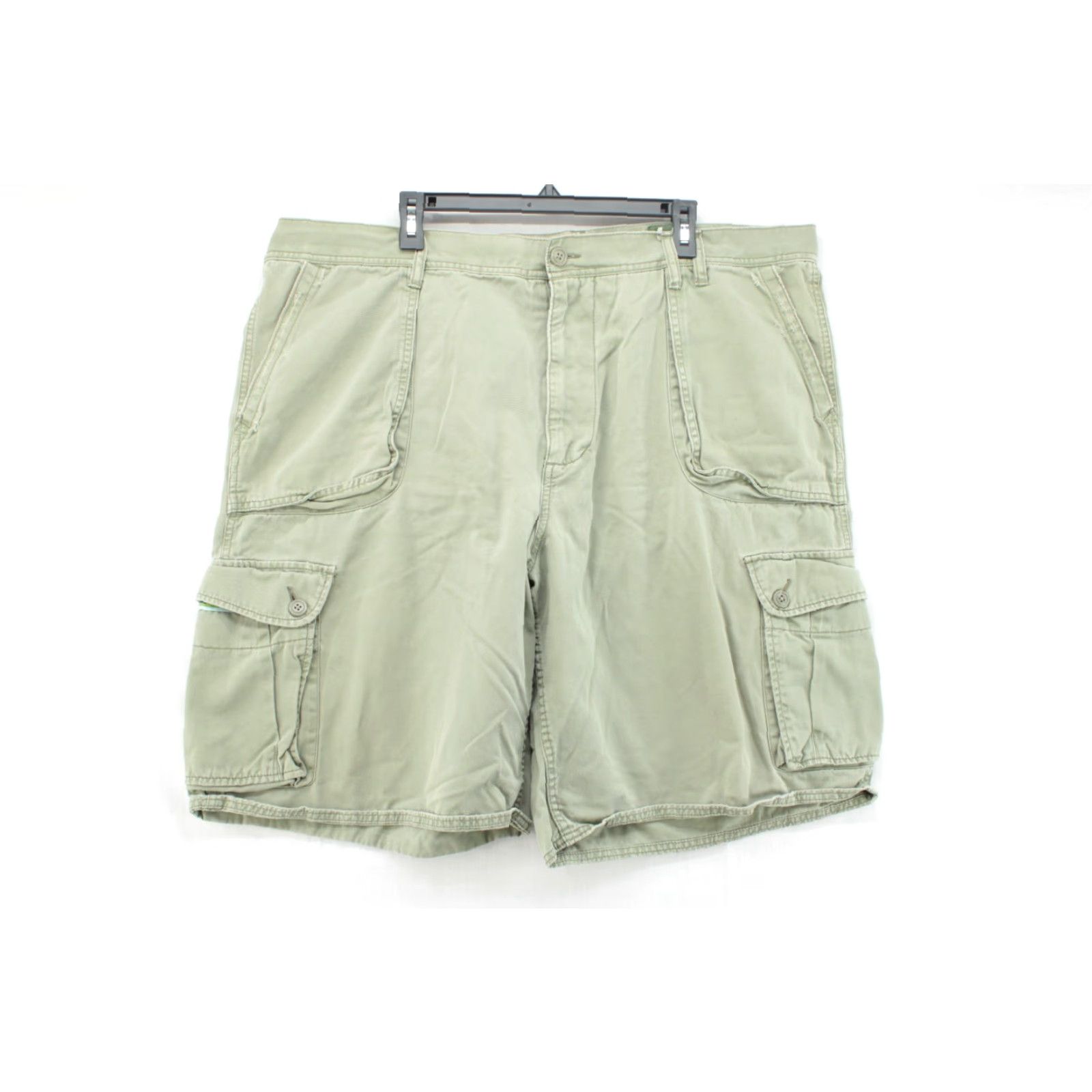 Old Navy VINTAGE Old Navy Cargo Shorts Men 44 Green Army Cotton Canvas Outdoors Y2K Size US 44 / EU 60 - 2 Thumbnail