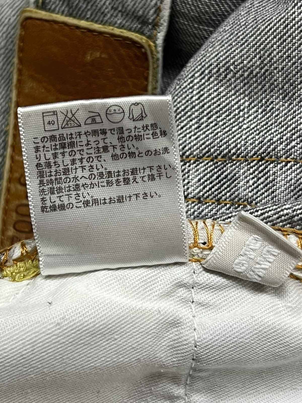 Uniqlo Vintage Uniqlo S-002 Japan - Faded Grey Wash Jeans Size US 33 - 12 Thumbnail