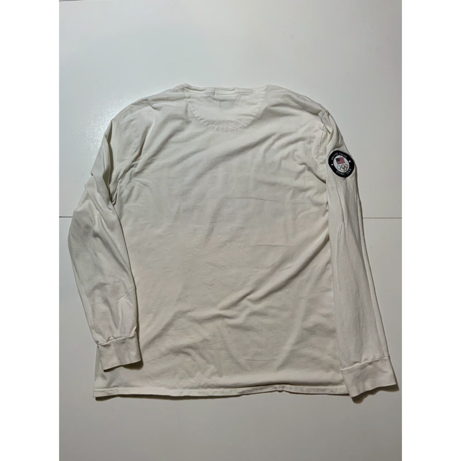 Polo Ralph Lauren VINTAGE Polo Ralph Lauren Team USA 2024 Olympic Graphic Sports L/S T-Shirt XXL Mens White Size US XXL / EU 58 / 5 - 2 Thumbnail