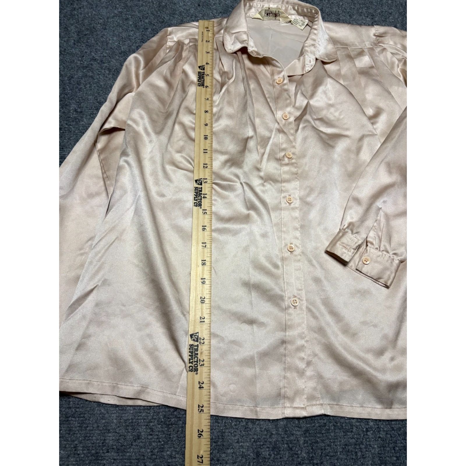 Pinko Nortons Point Pajama Top Womens Size 8 Pink Satin Polyester Button Up PJ Shirt Size M / US 6-8 / IT 42-44 - 2 Thumbnail